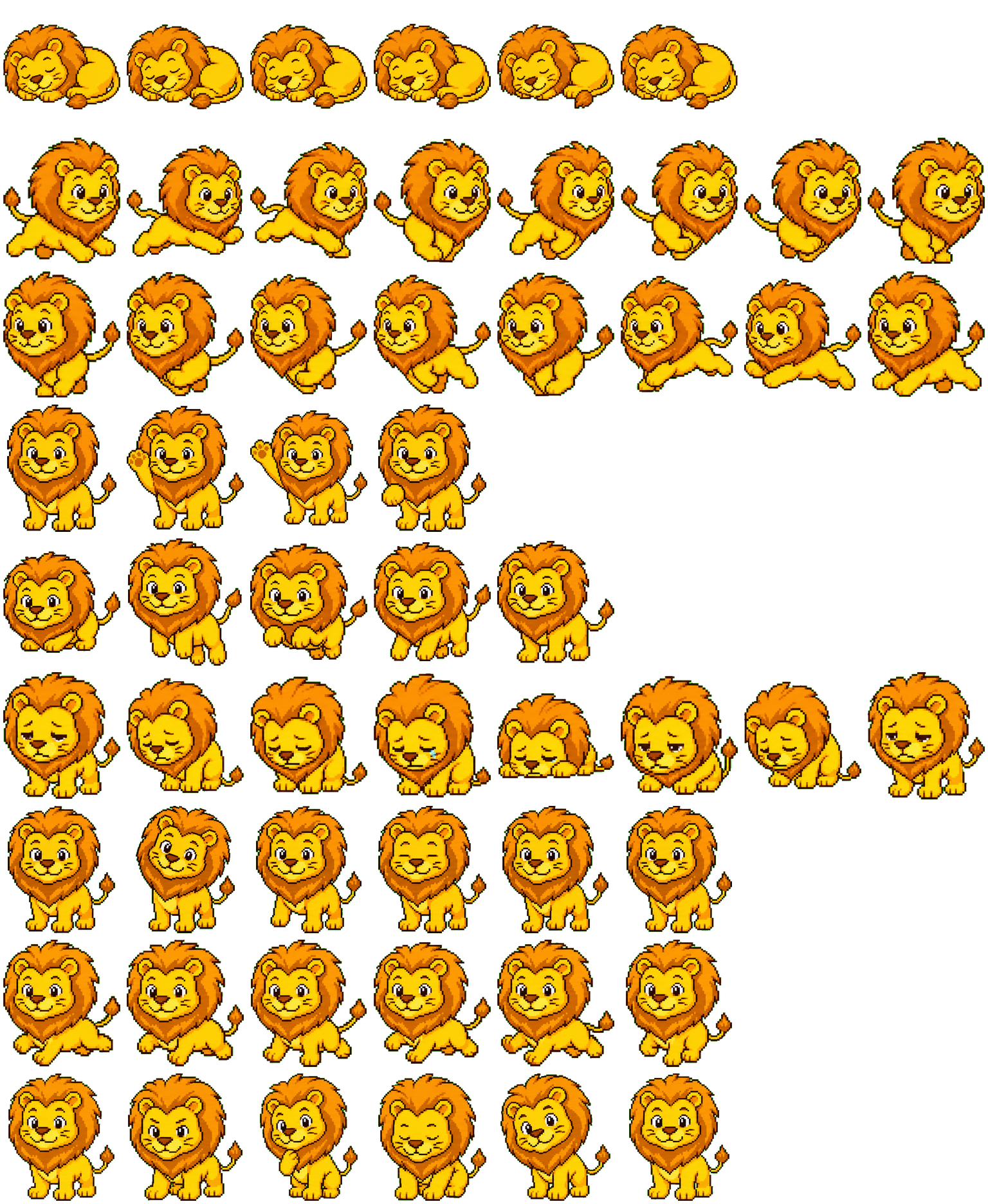 Kaka spritesheet preview