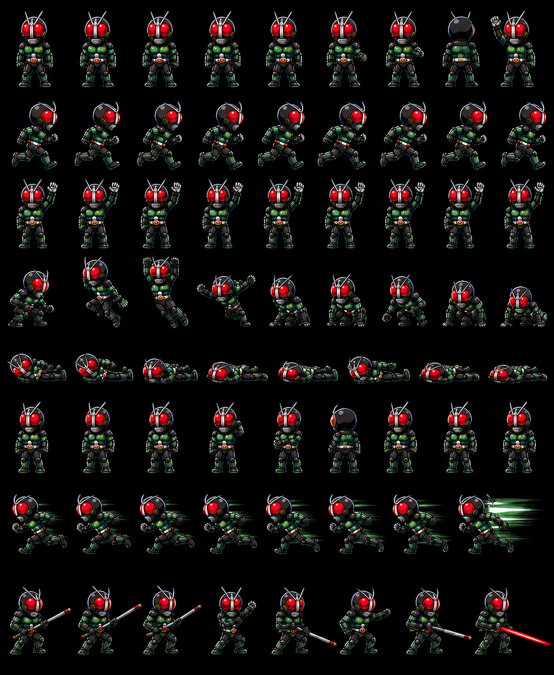假面骑士 Black RX Codex Pet 动态桌面宠物预览图