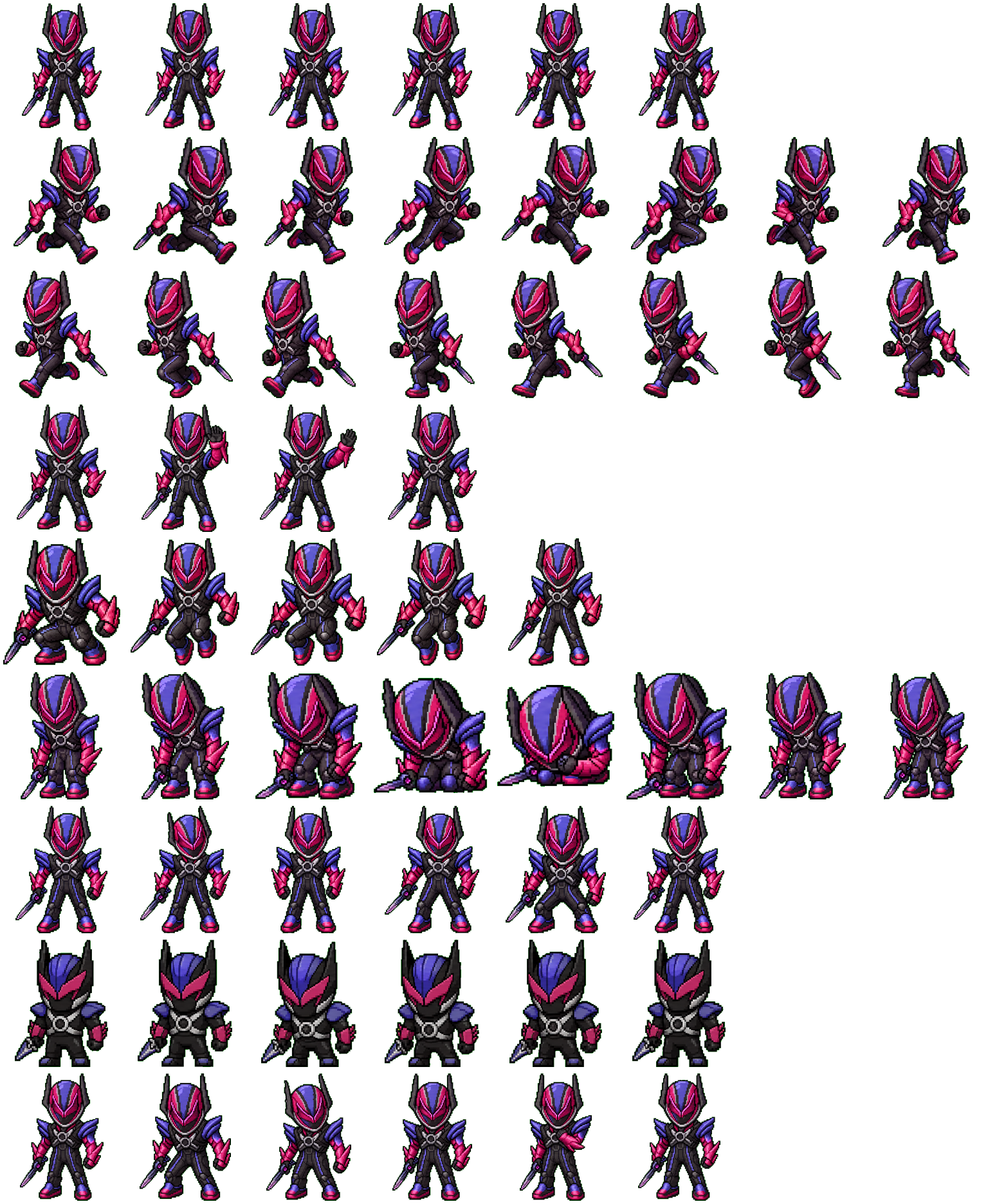 kamen rider dawn Codex Pet アニメーションデスクトップペットのプレビュー