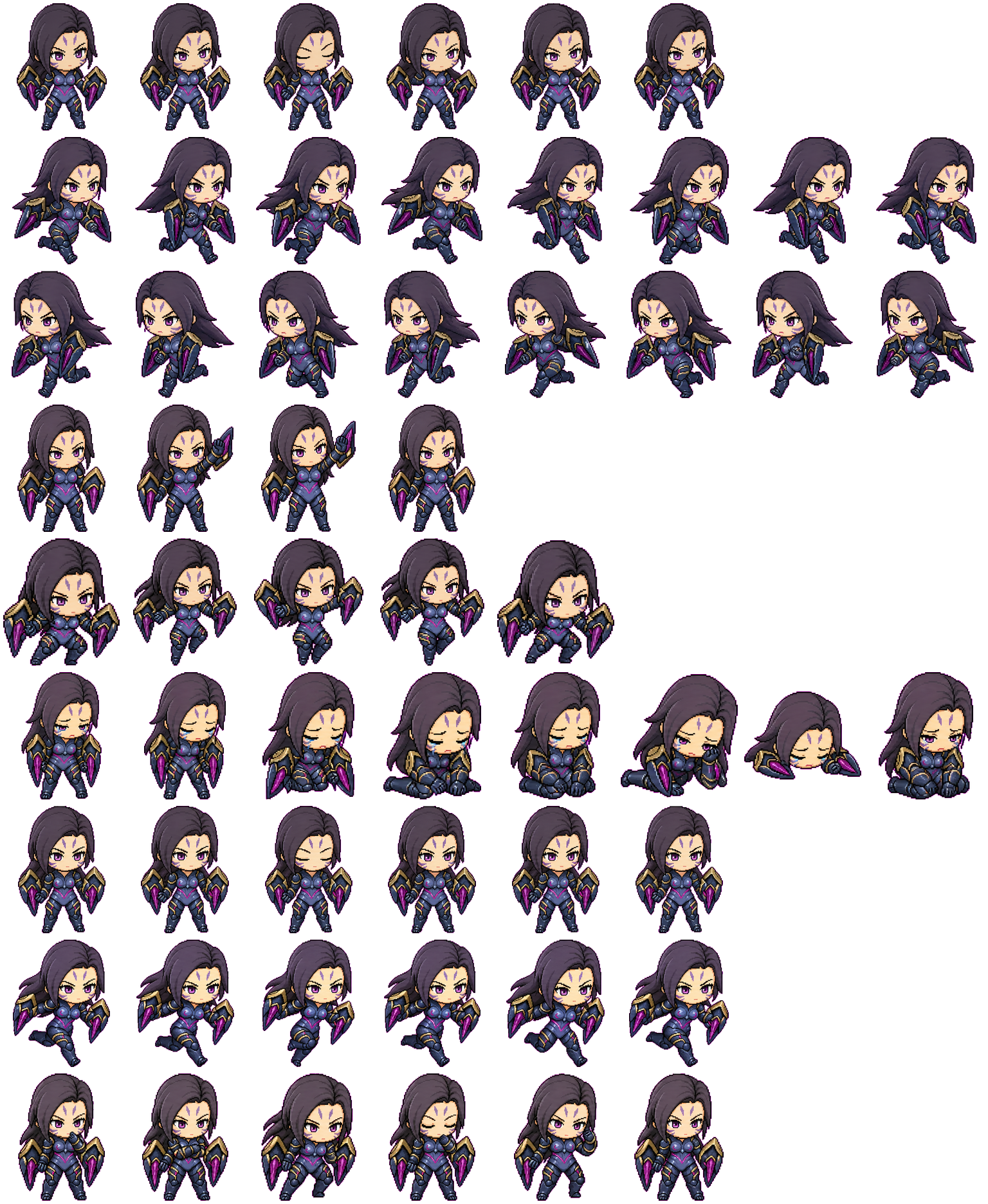 卡莎 spritesheet preview