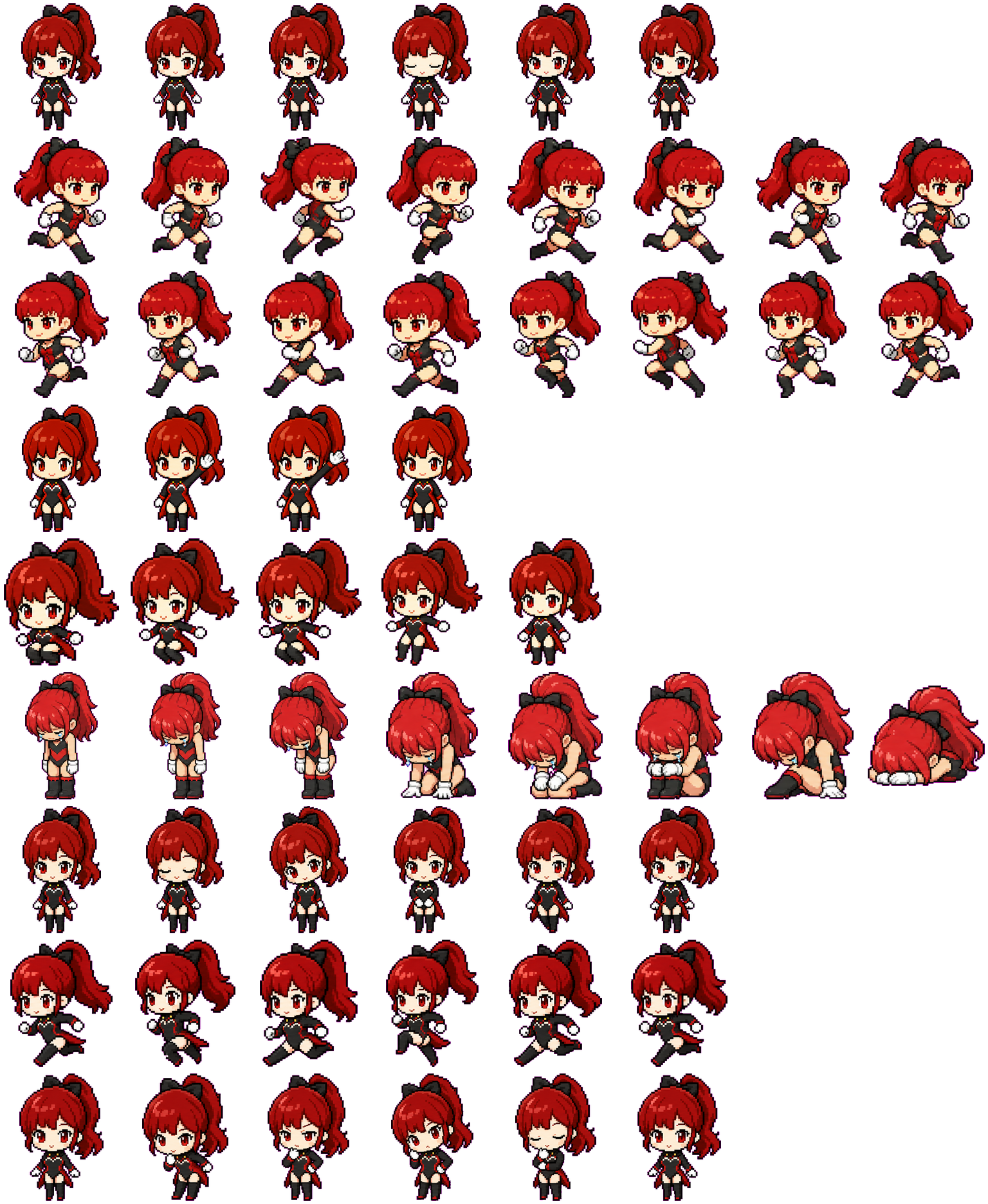 Kasumi spritesheet preview
