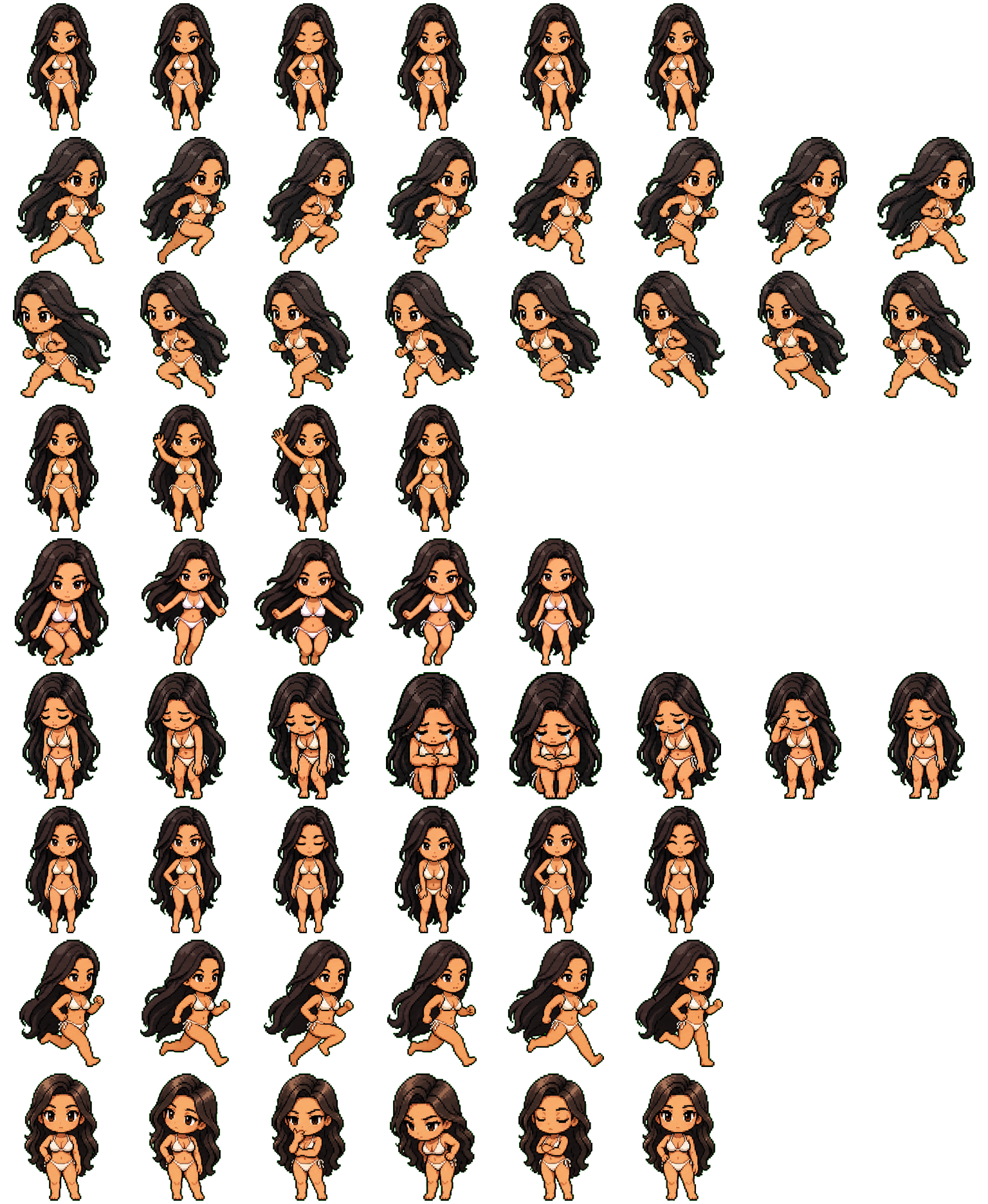 Kim spritesheet preview