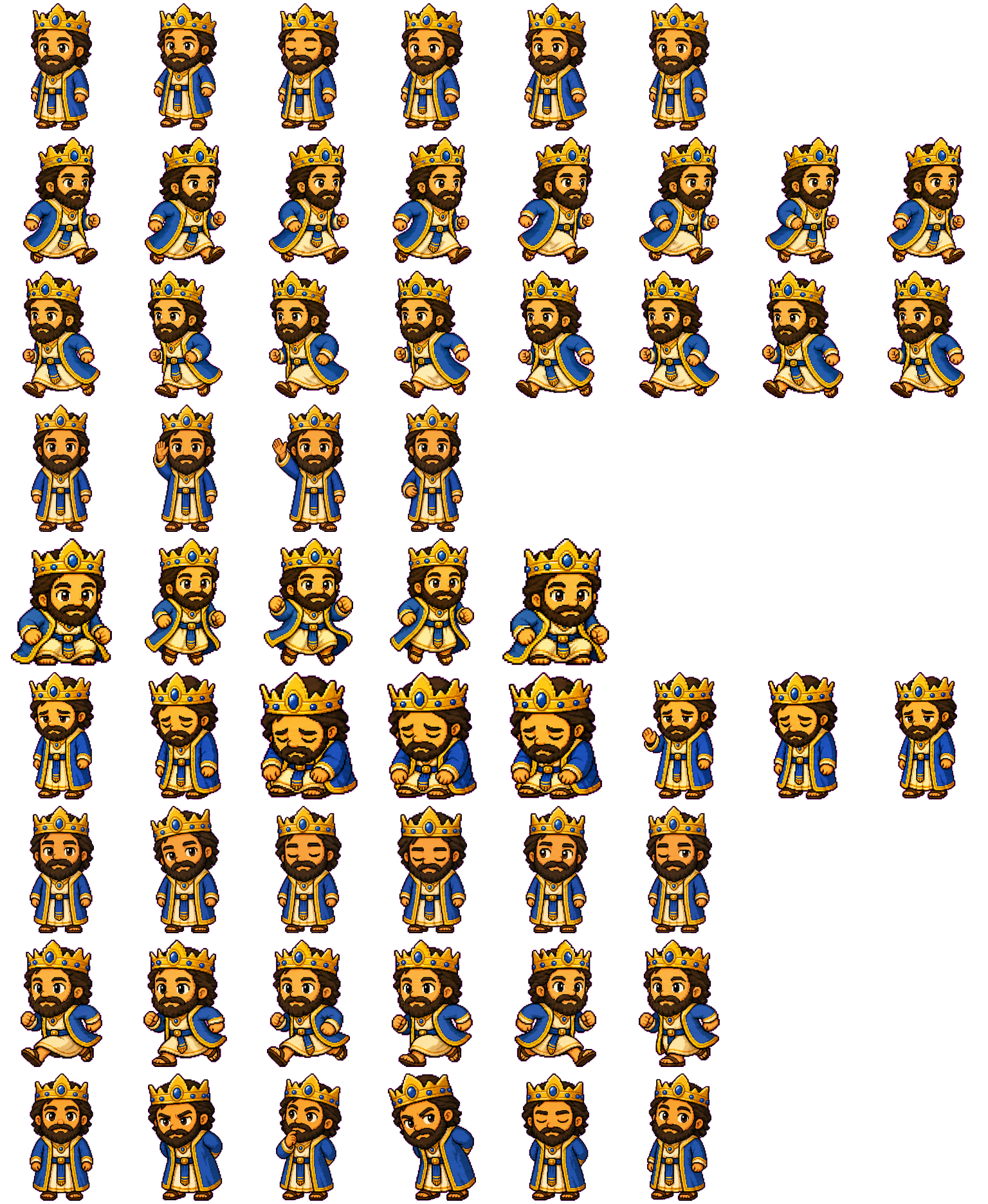King Solomon spritesheet preview