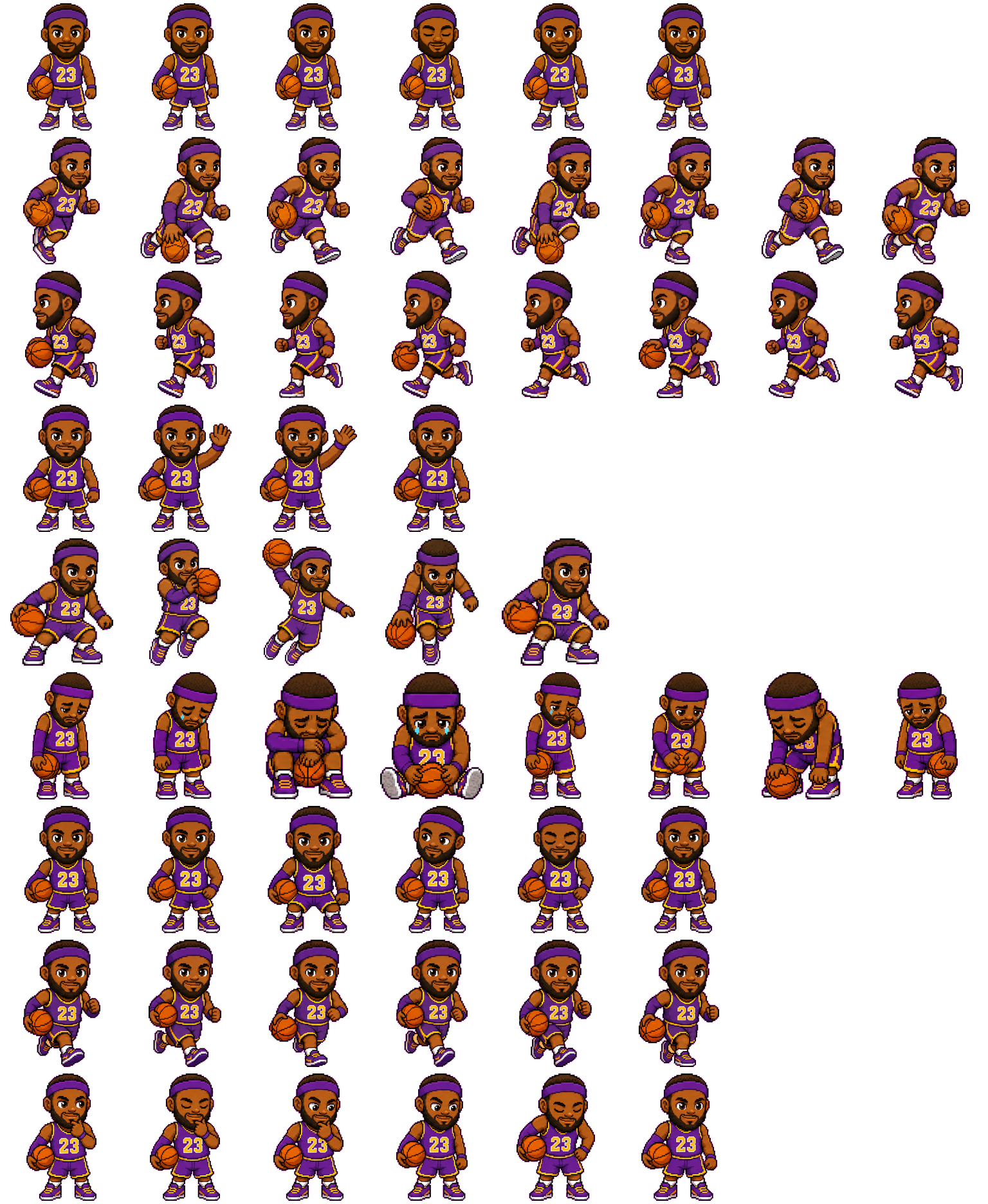 King spritesheet preview