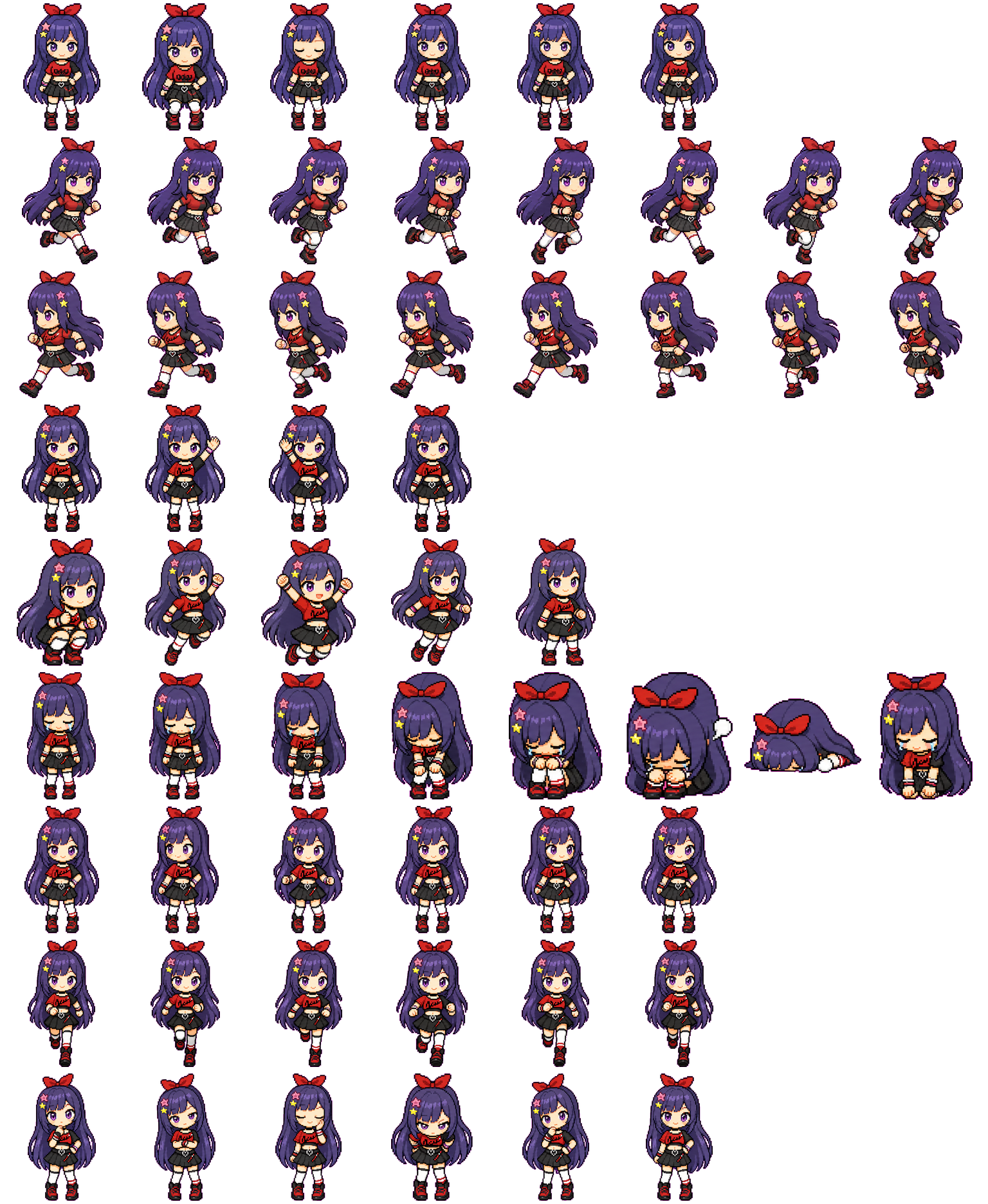 贝拉Kira spritesheet preview