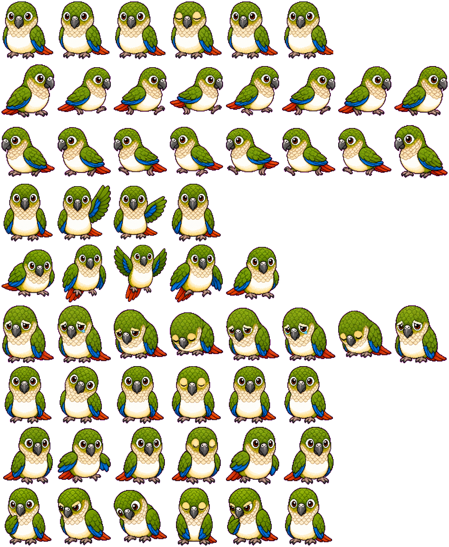 Kiwi spritesheet preview