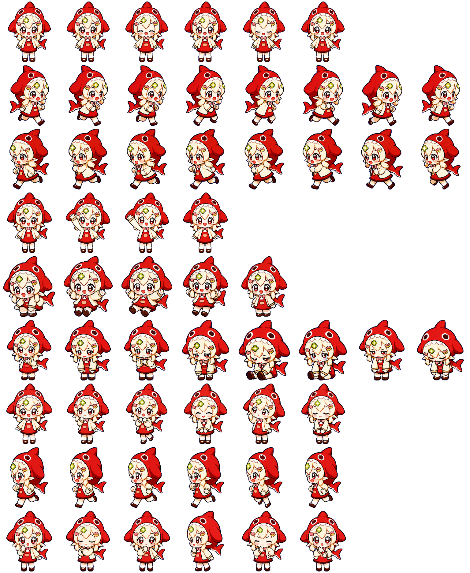 Klee可莉 spritesheet preview