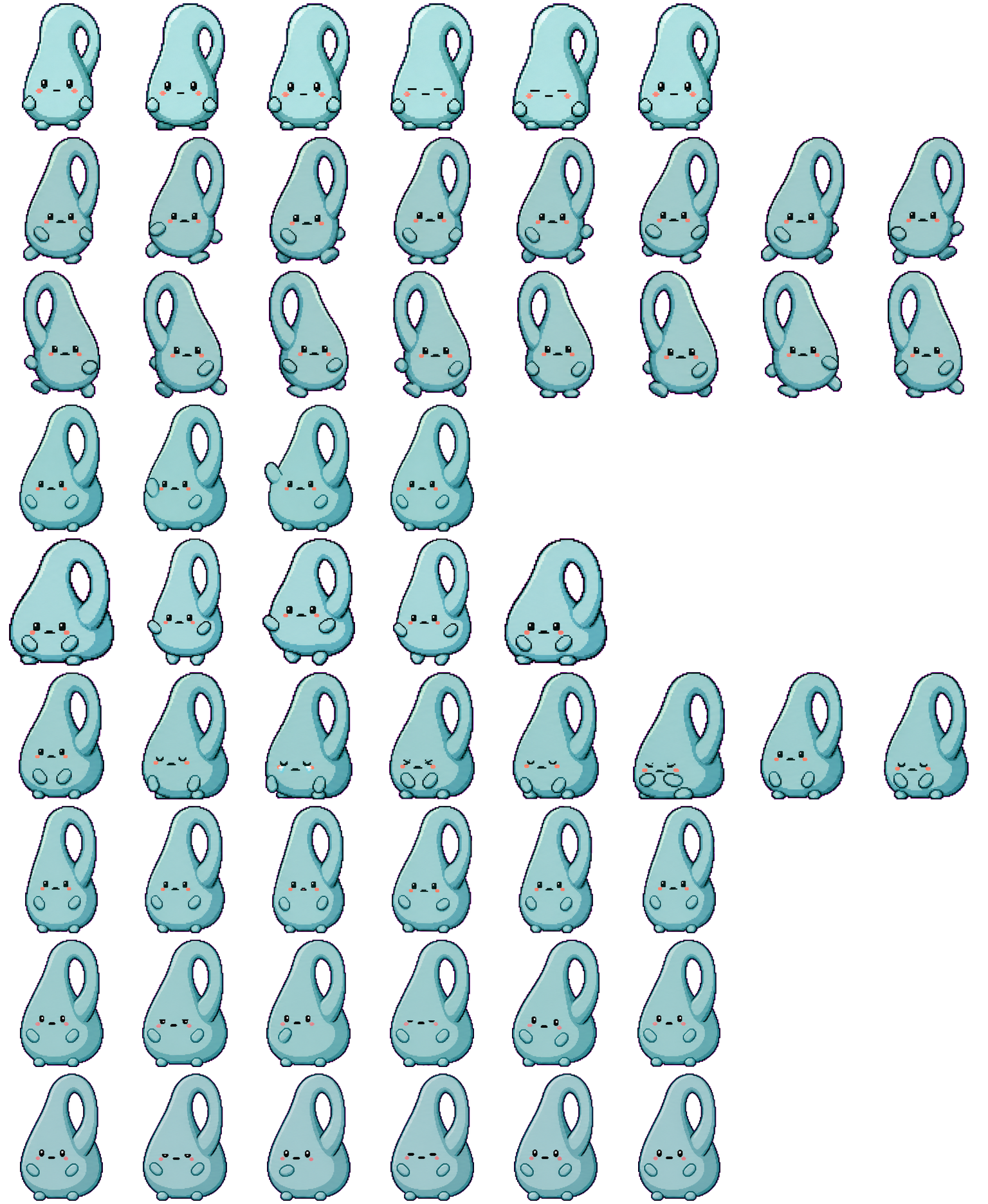 Klein spritesheet preview