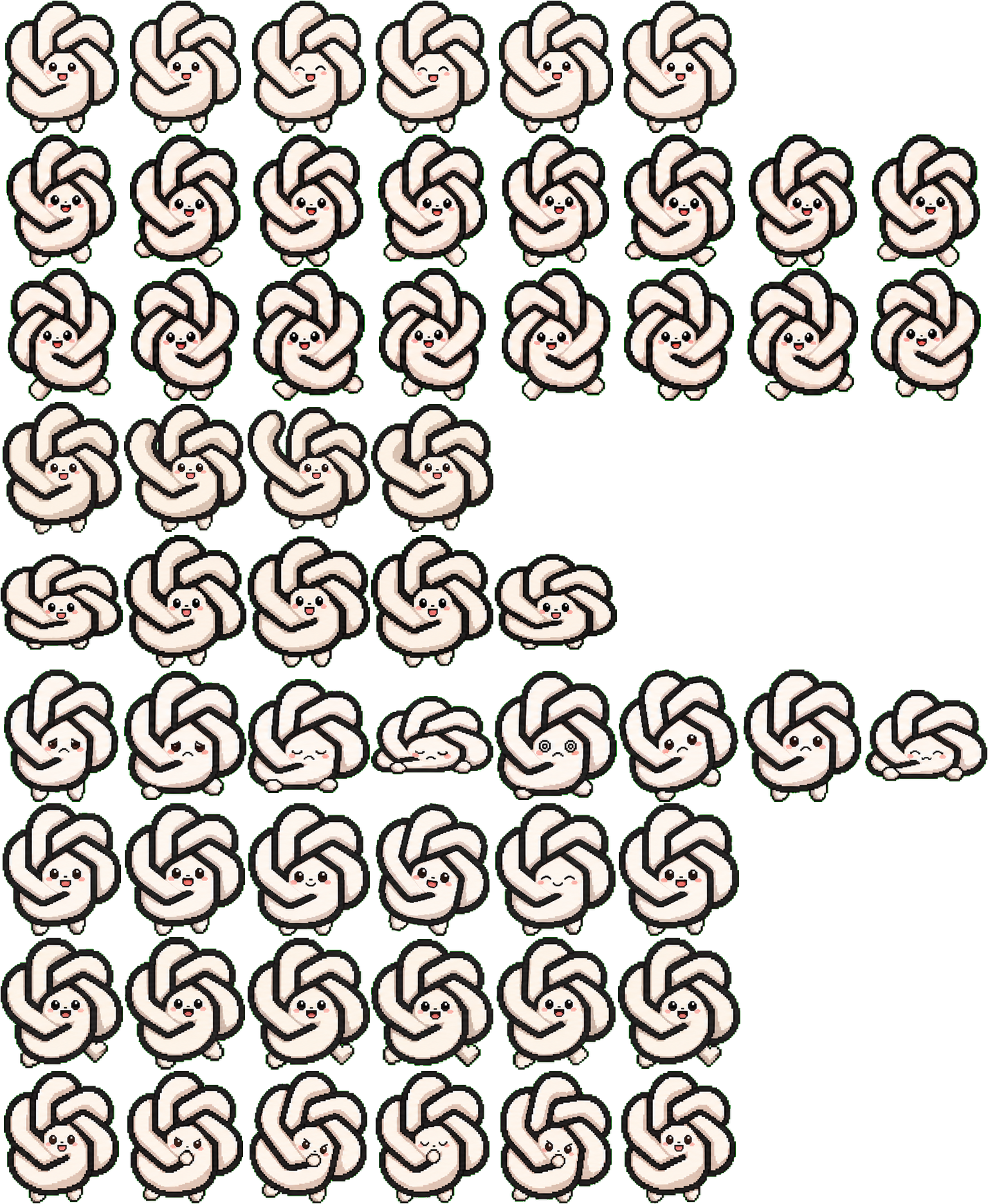 Knotty spritesheet preview