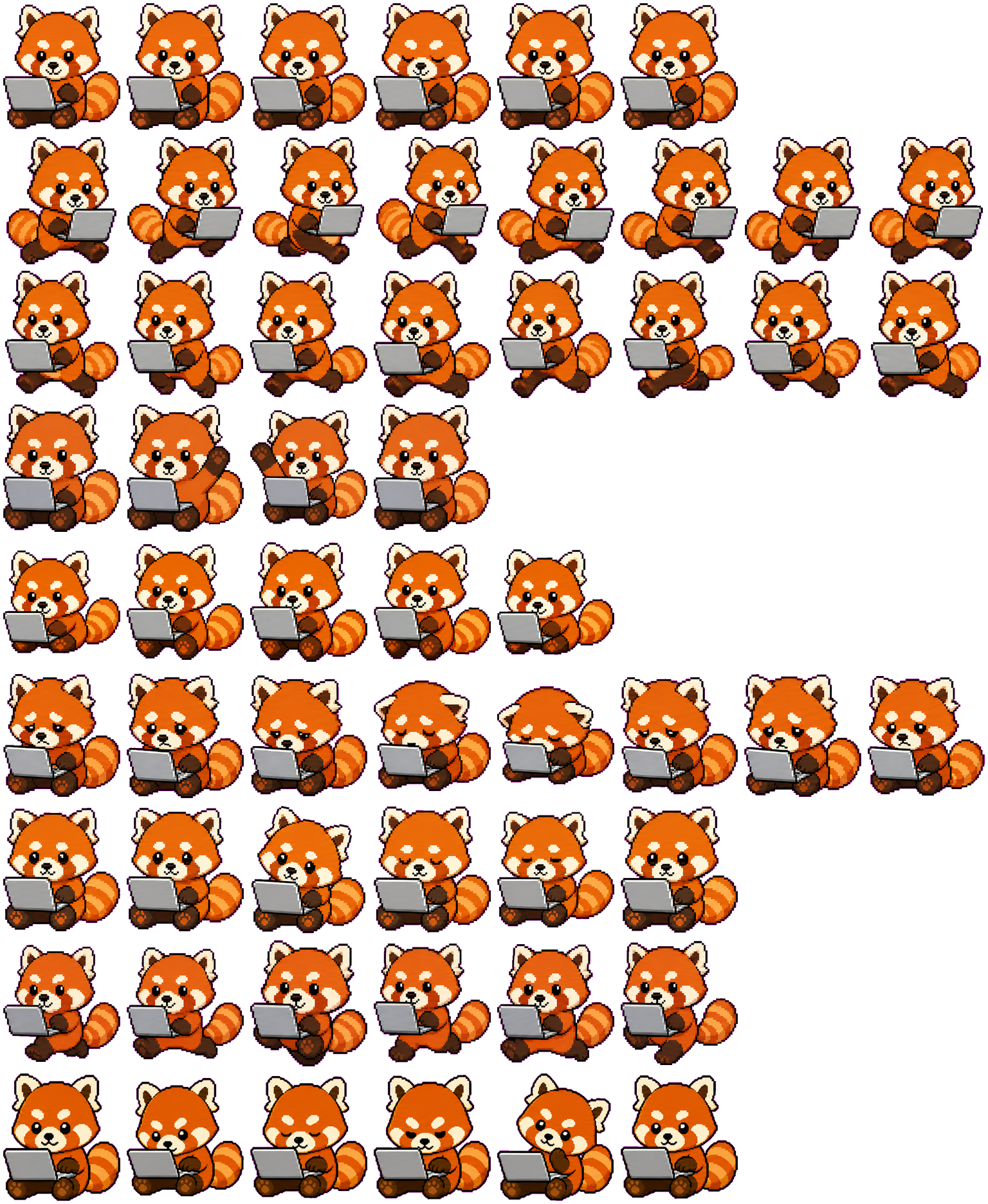 Koda spritesheet preview
