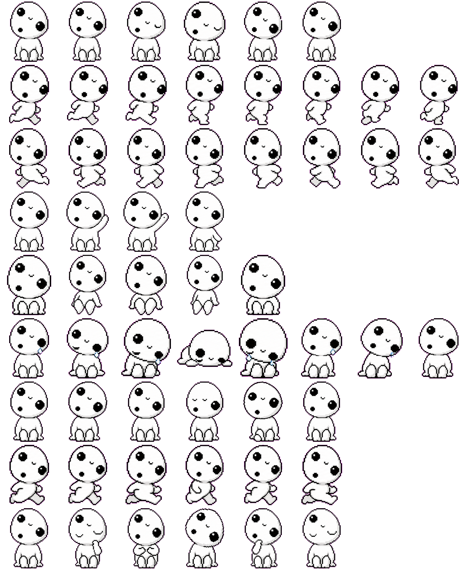 Kodama spritesheet preview