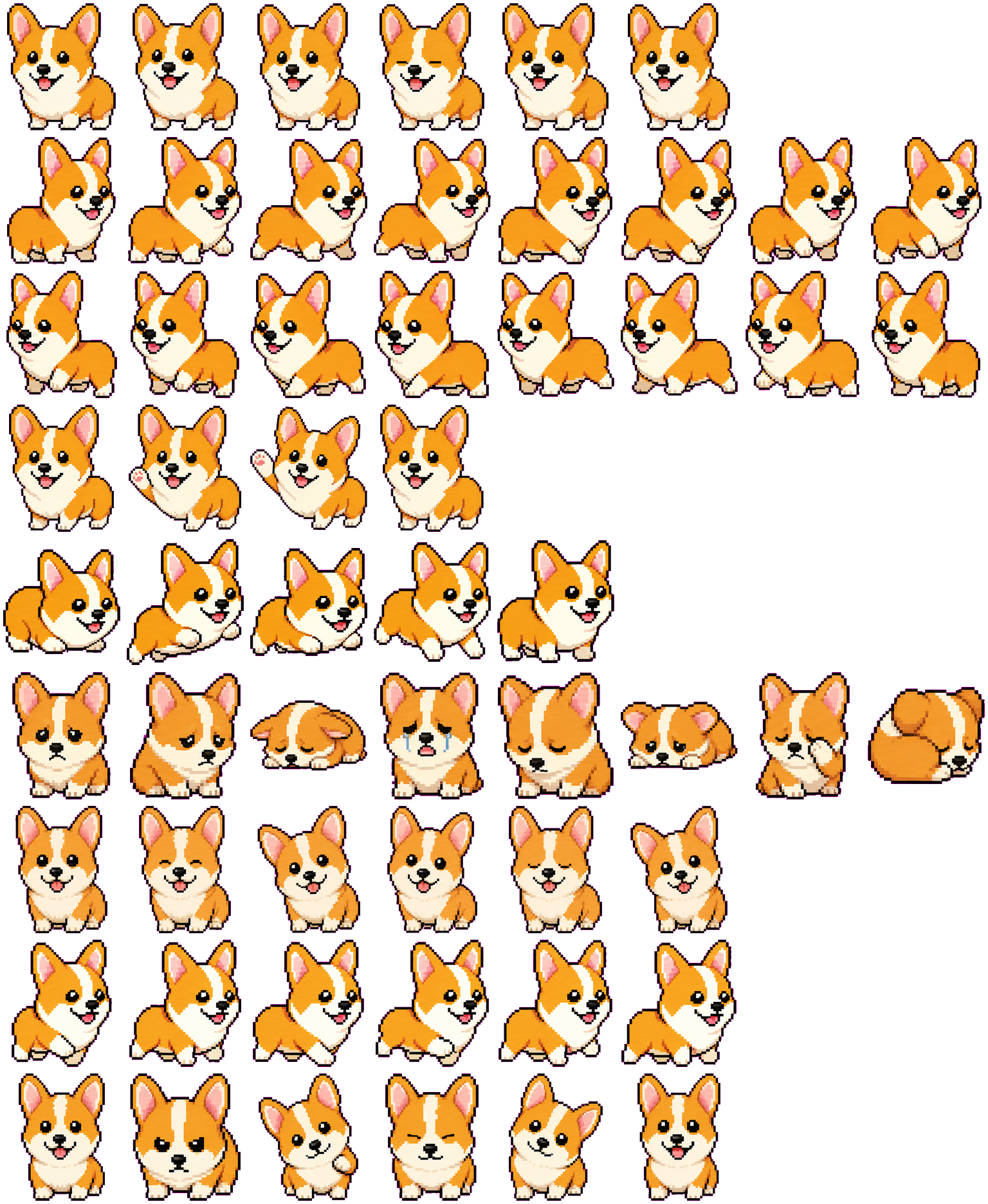 Kogi spritesheet preview