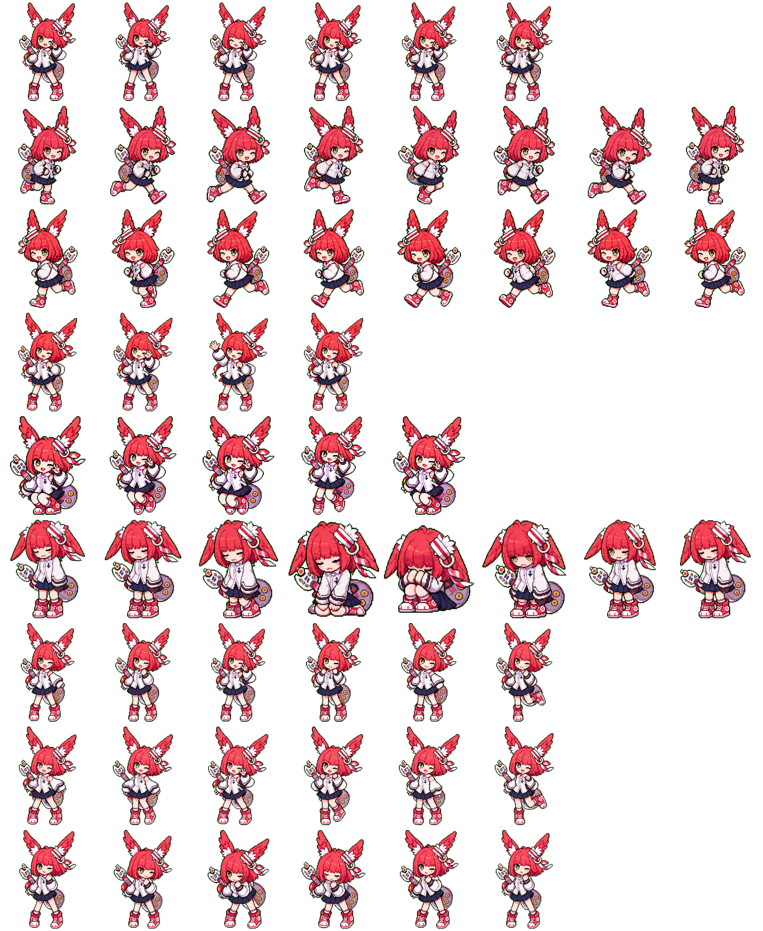 恋兔光 spritesheet preview