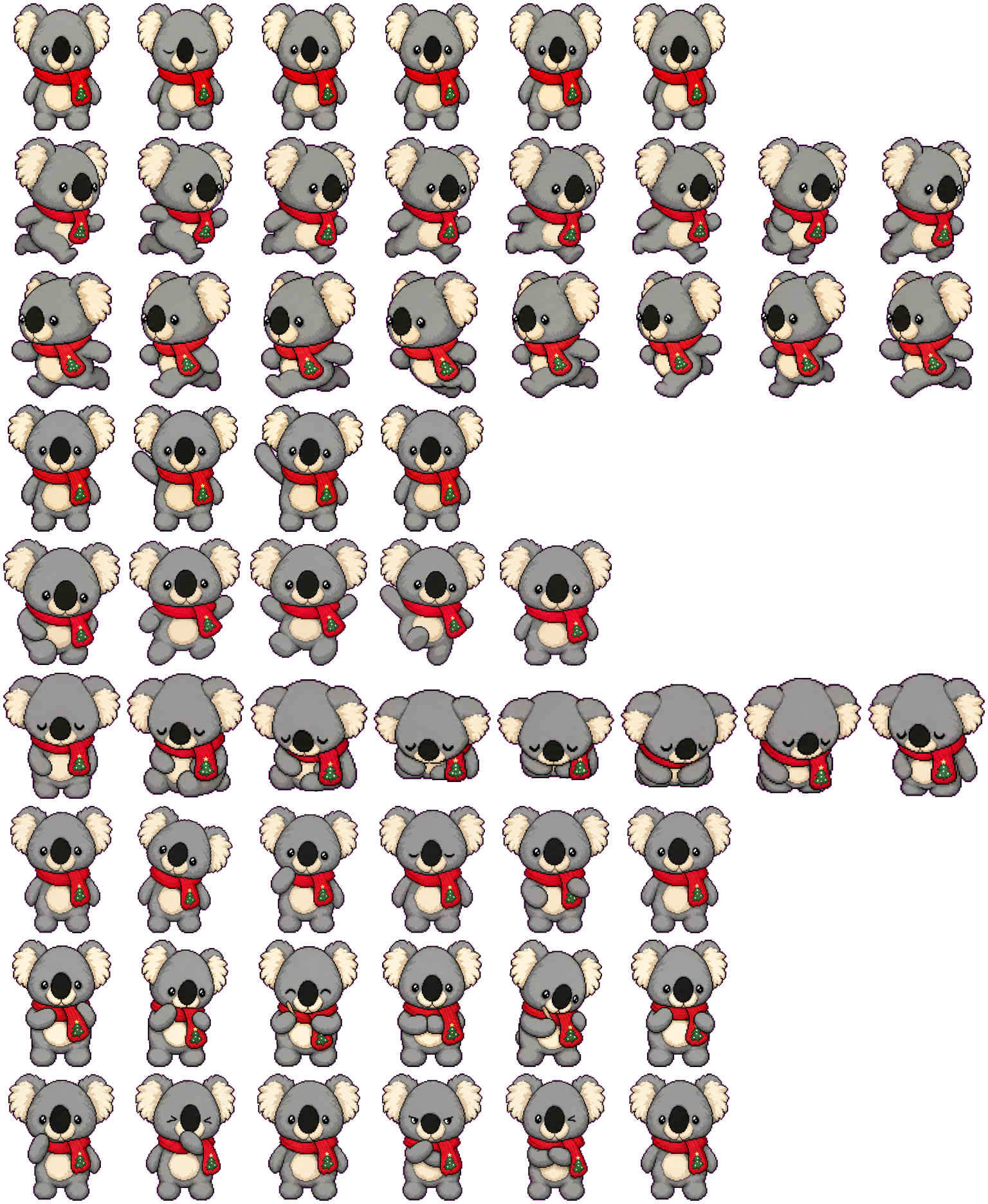 Koko spritesheet preview