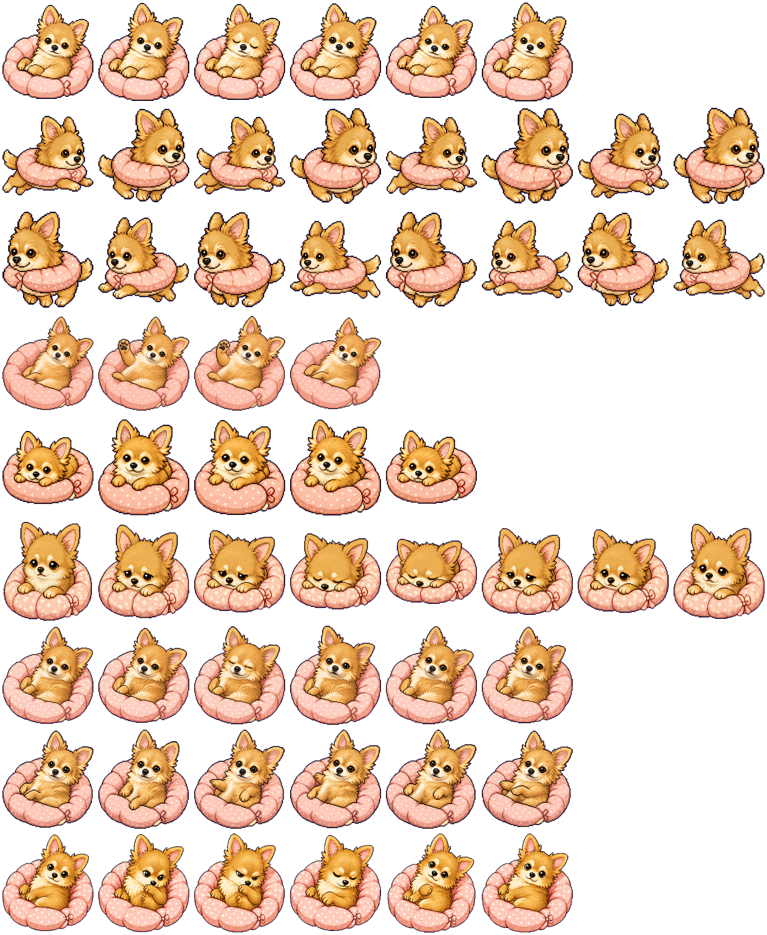 こまち spritesheet preview