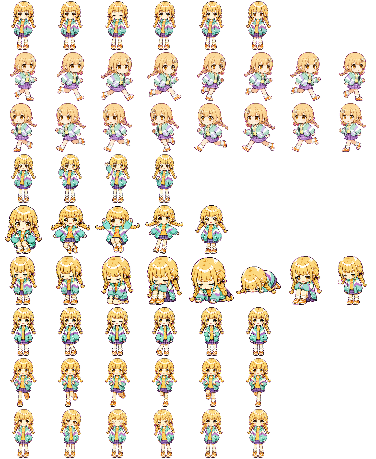 Kotone spritesheet preview
