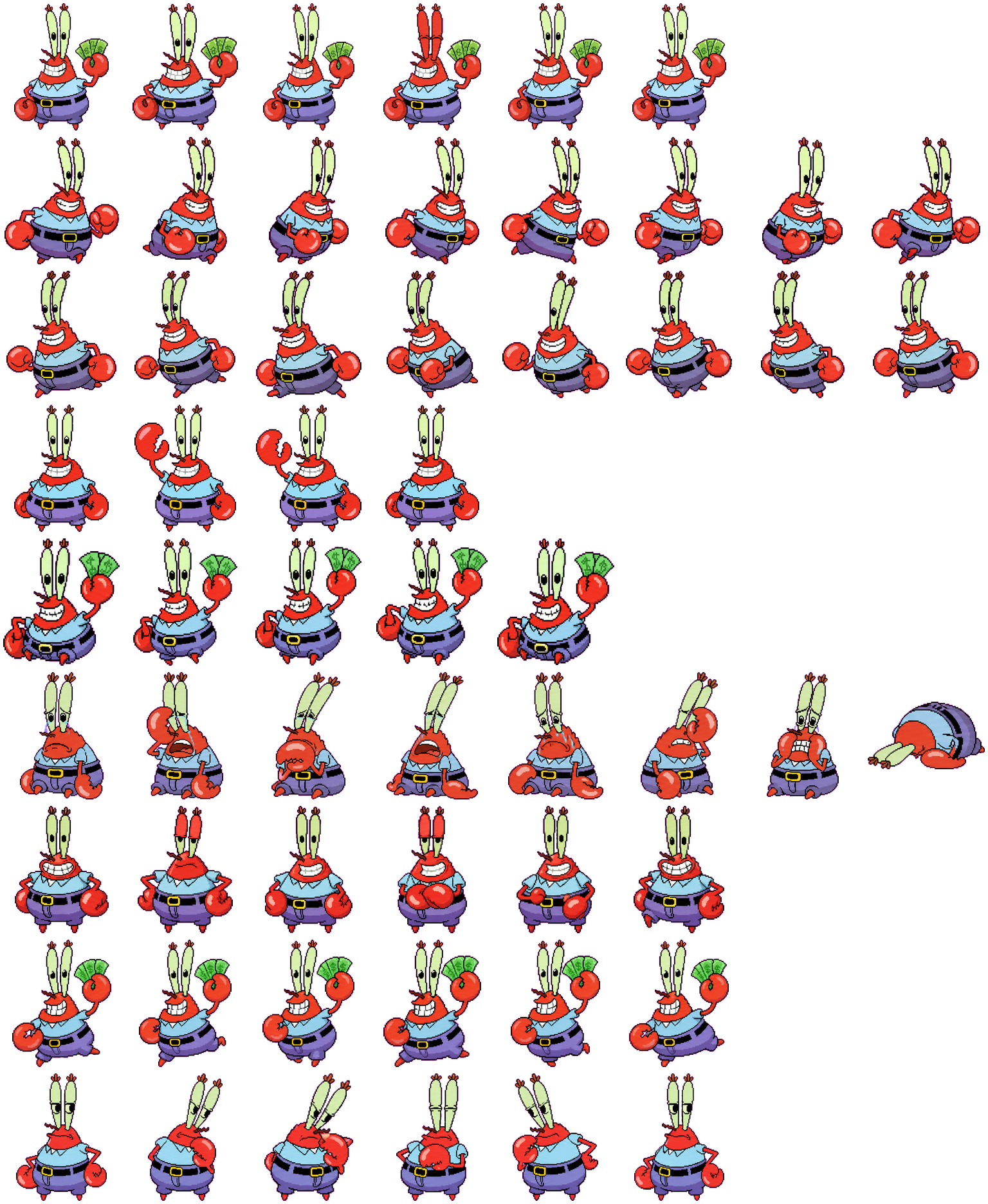 Krabsy animated desktop pet preview for Codex Pet