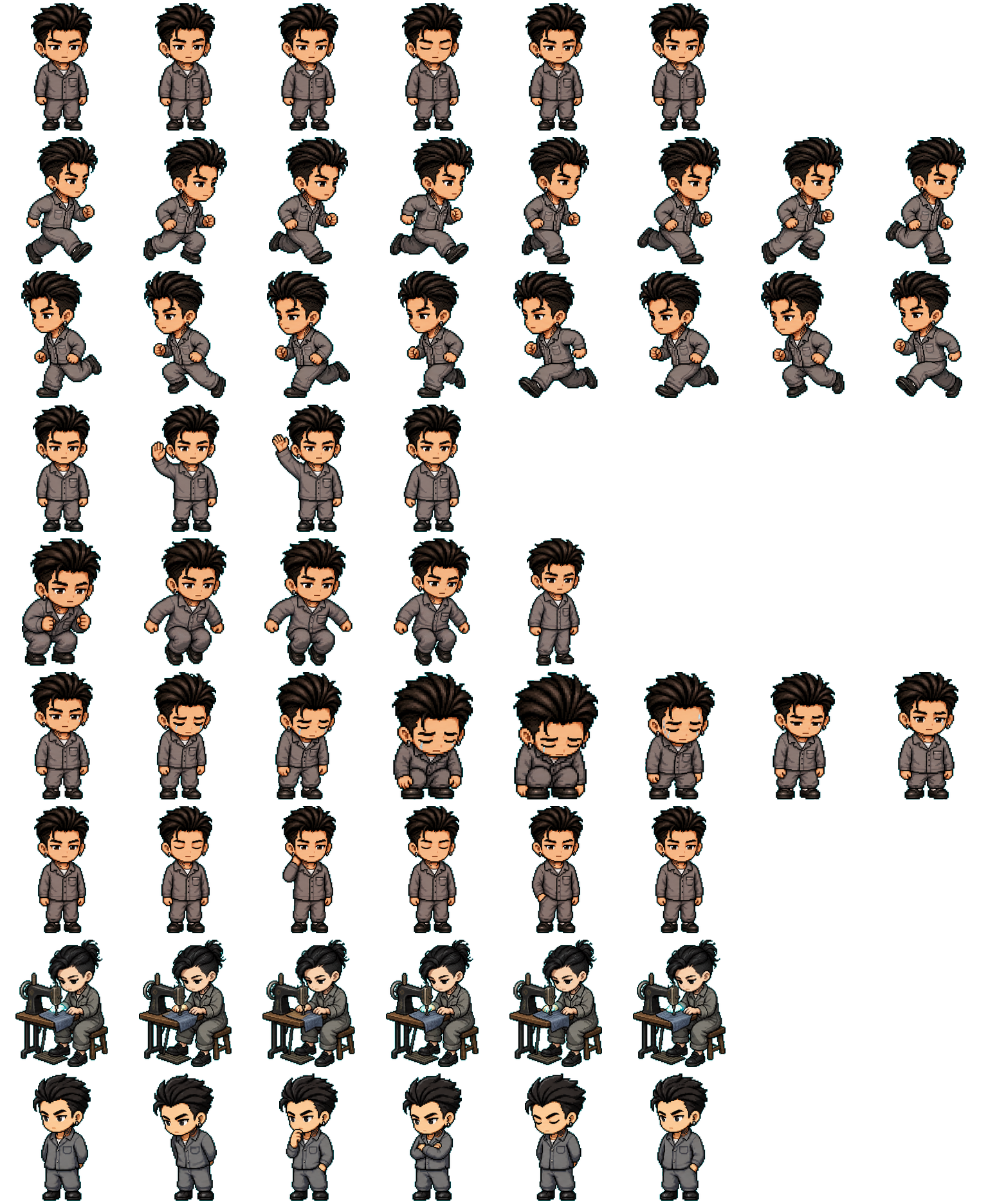 Kris spritesheet preview