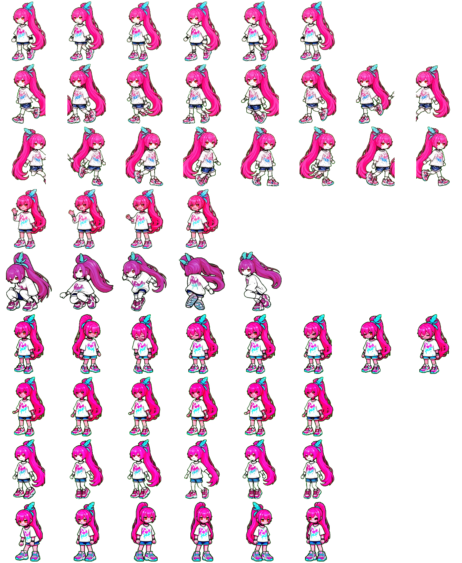 Xiaoai spritesheet preview