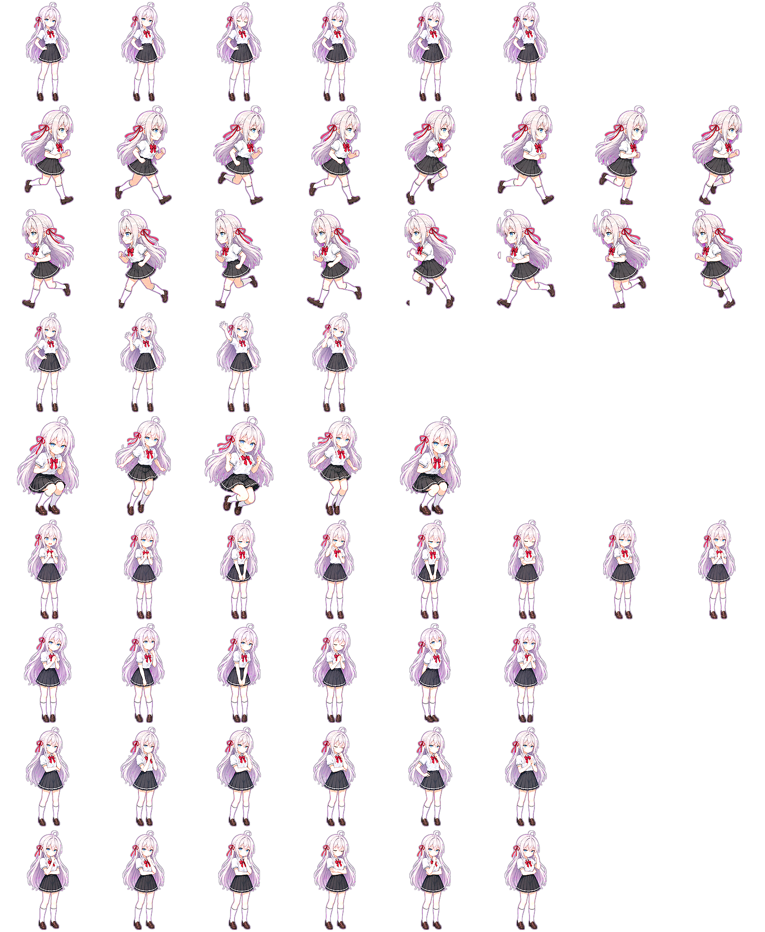 Kujou Alisa animated desktop pet preview for Codex Pet