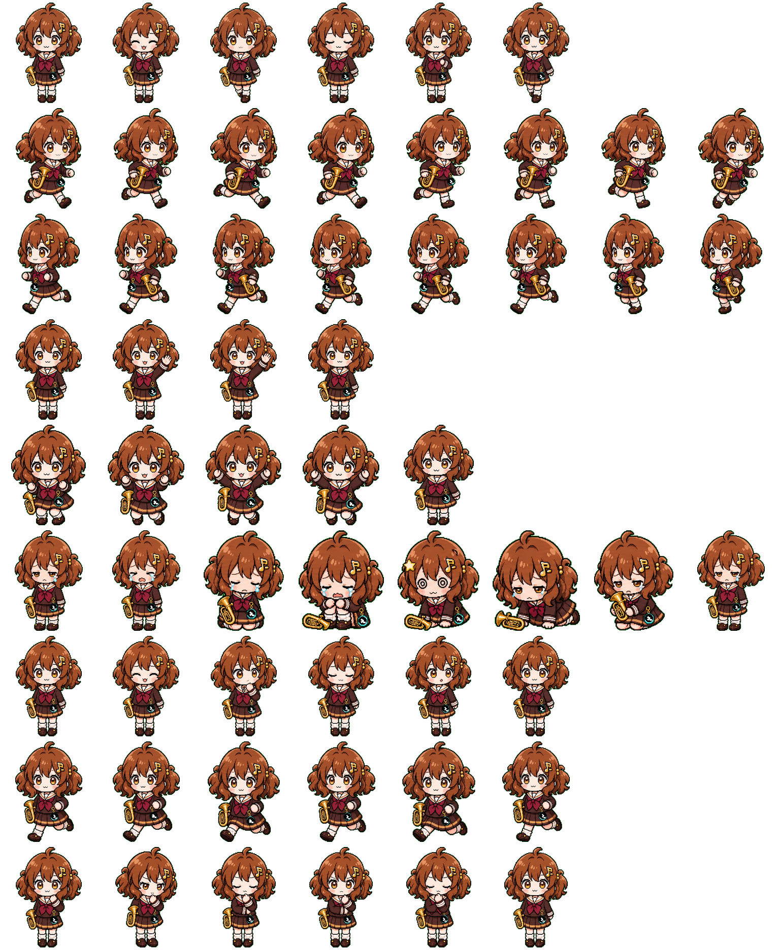 Kumiko spritesheet preview