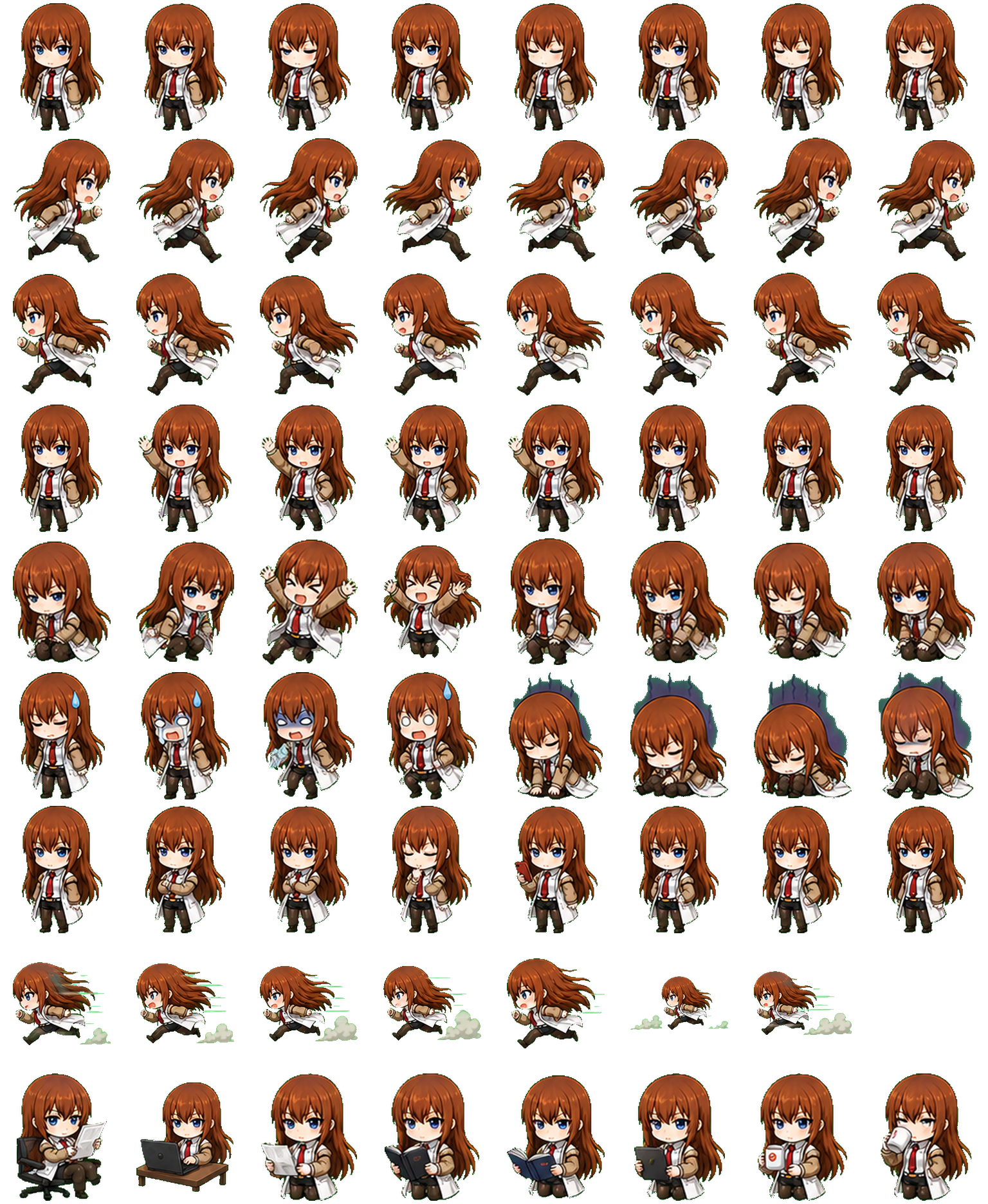 Kurisu spritesheet preview