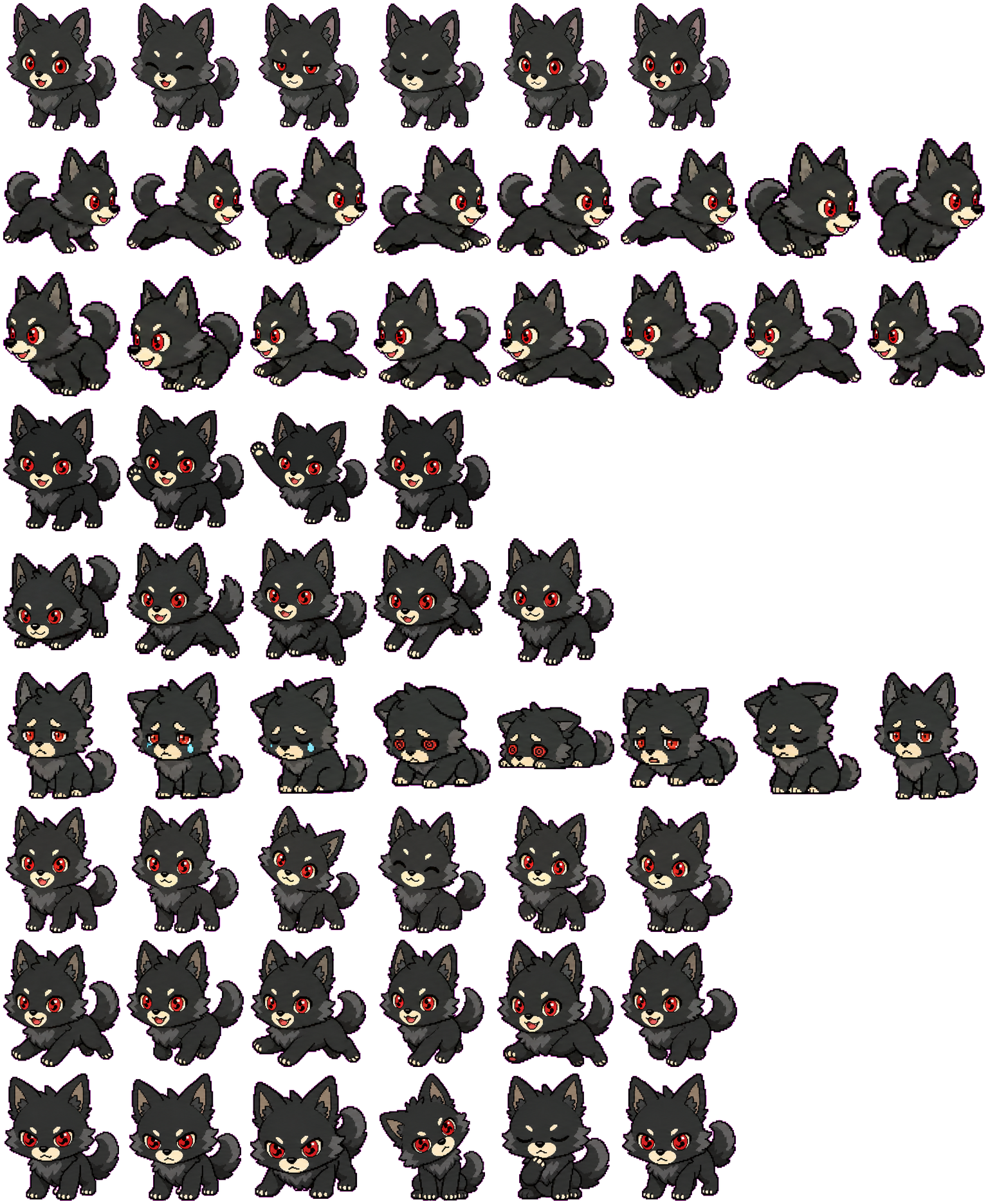 Kuro spritesheet preview