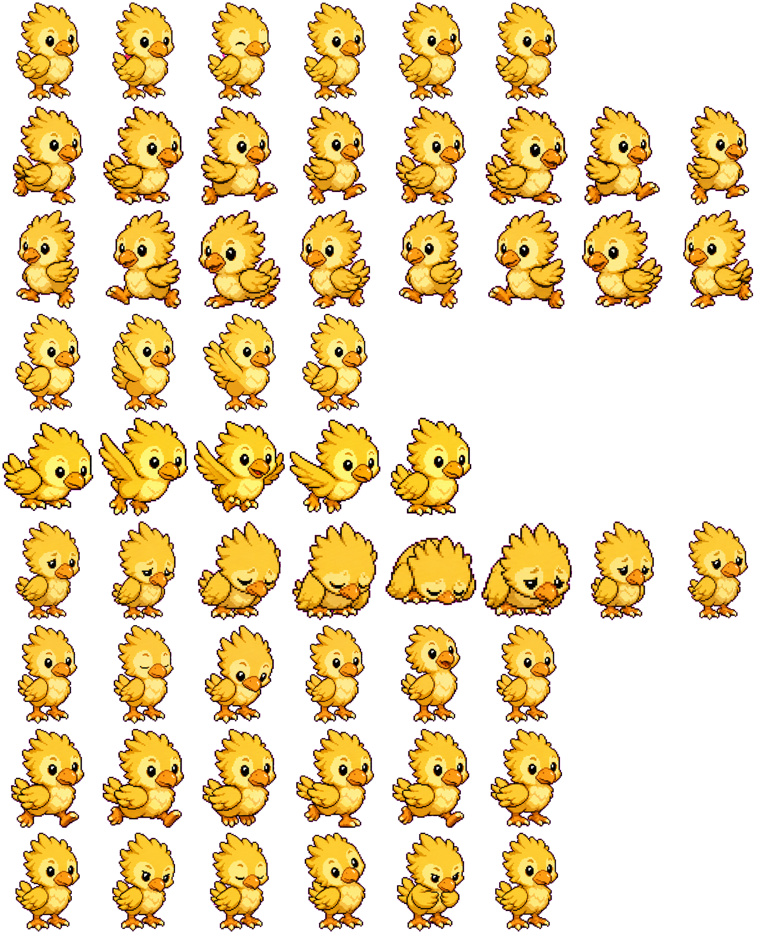 Kwehlet spritesheet preview