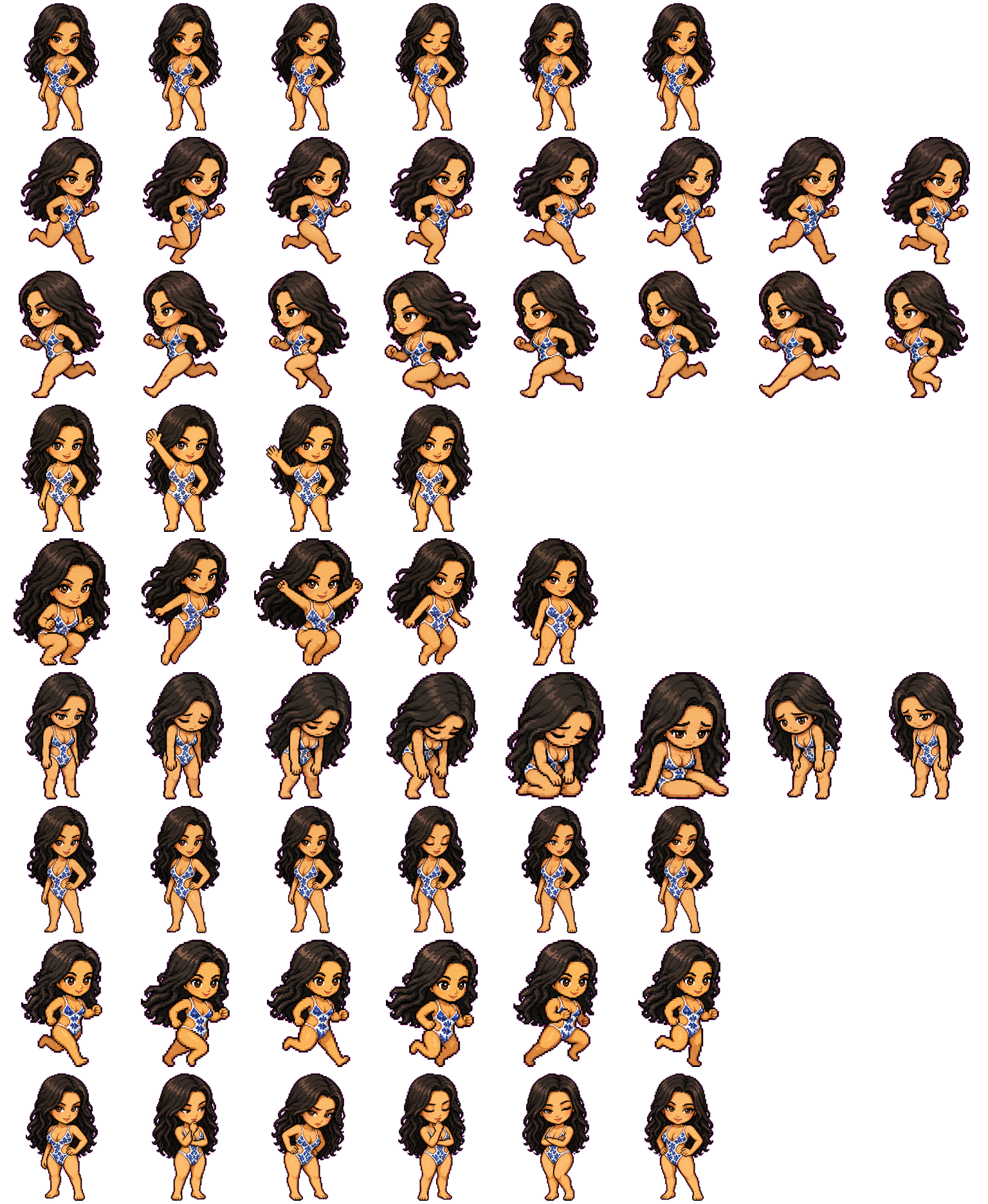 Kylie spritesheet preview