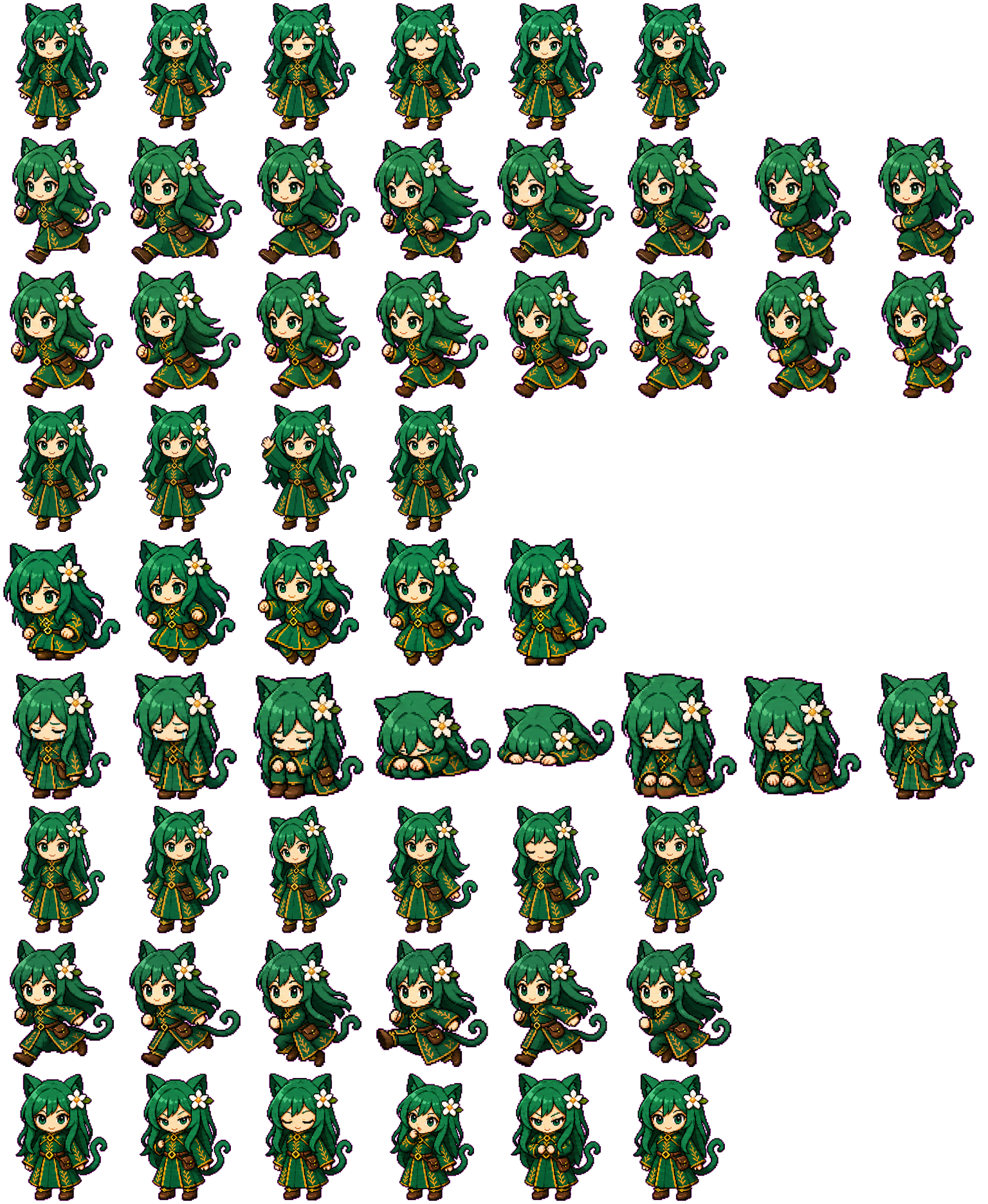 라일라 spritesheet preview