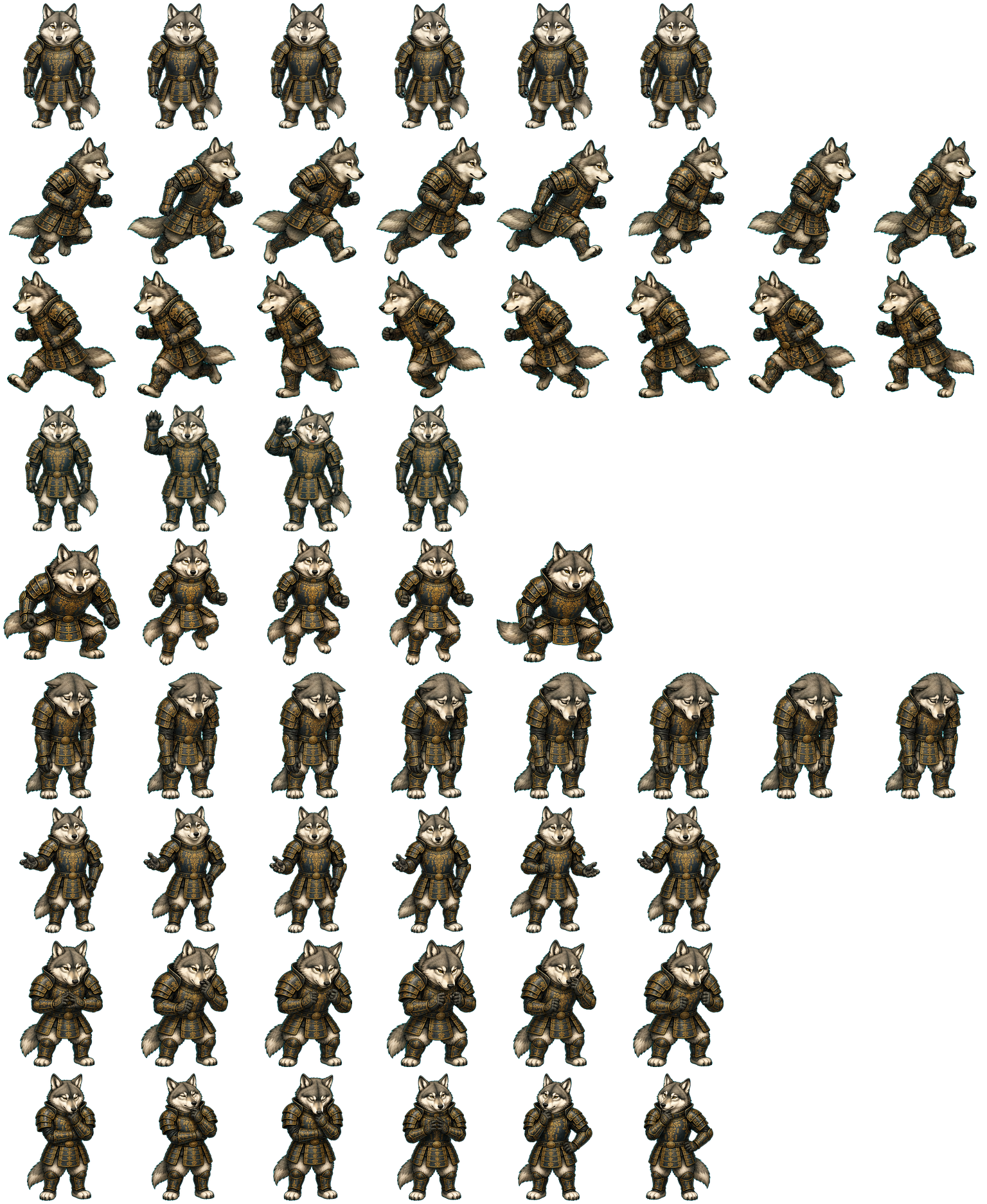 狼甲 Codex Pet 动态桌面宠物预览图