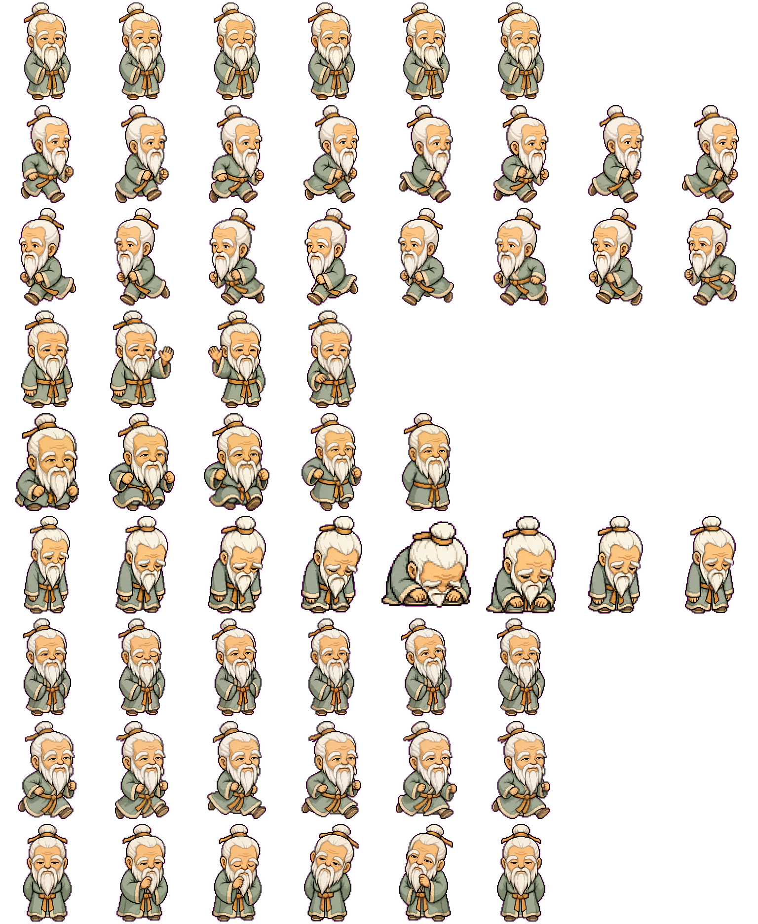 Laozi spritesheet preview