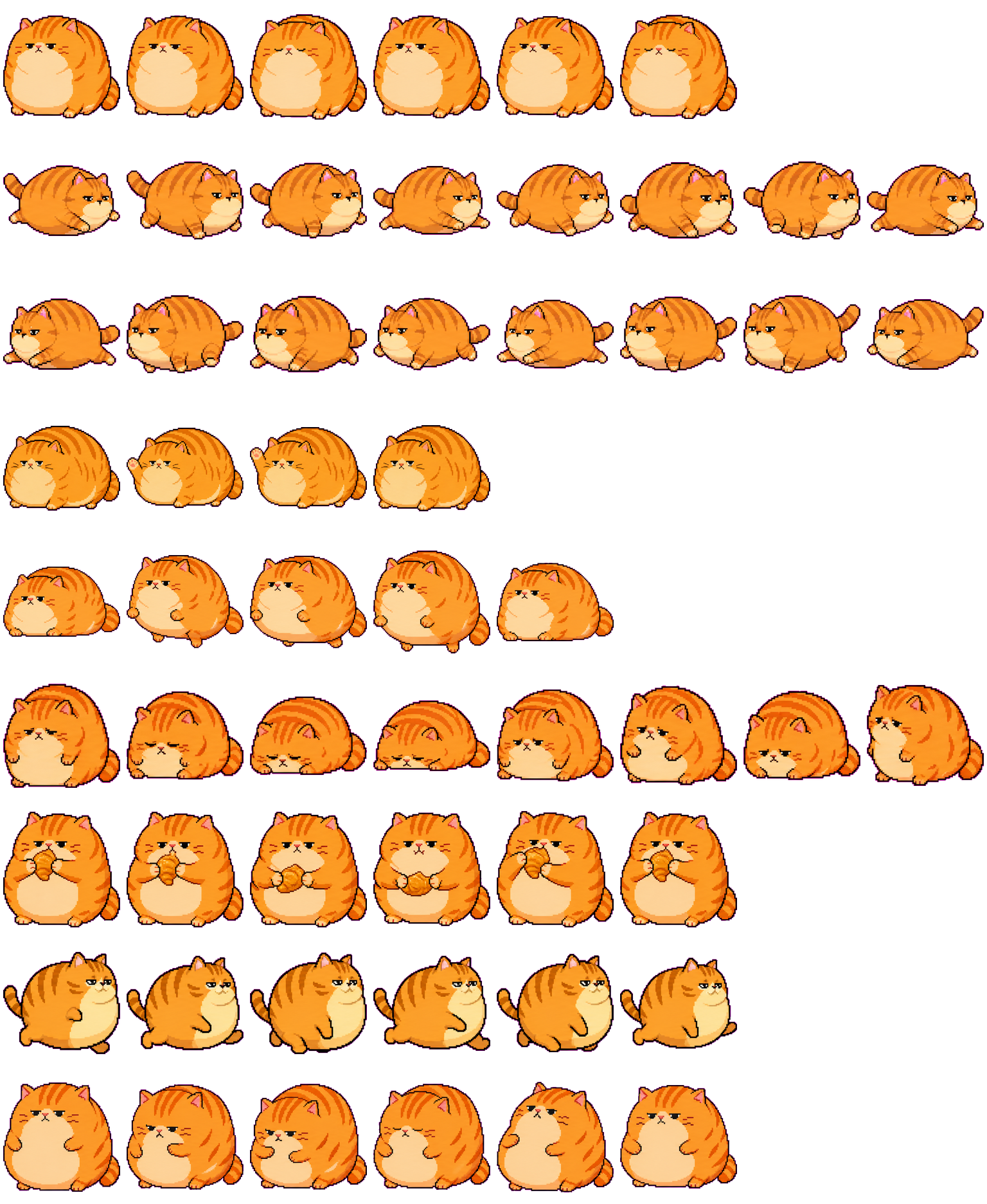 Le Chaton Fat animated desktop pet preview for Codex Pet