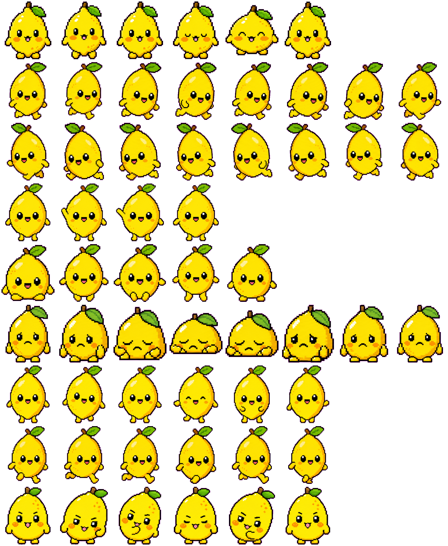 Lemon spritesheet preview