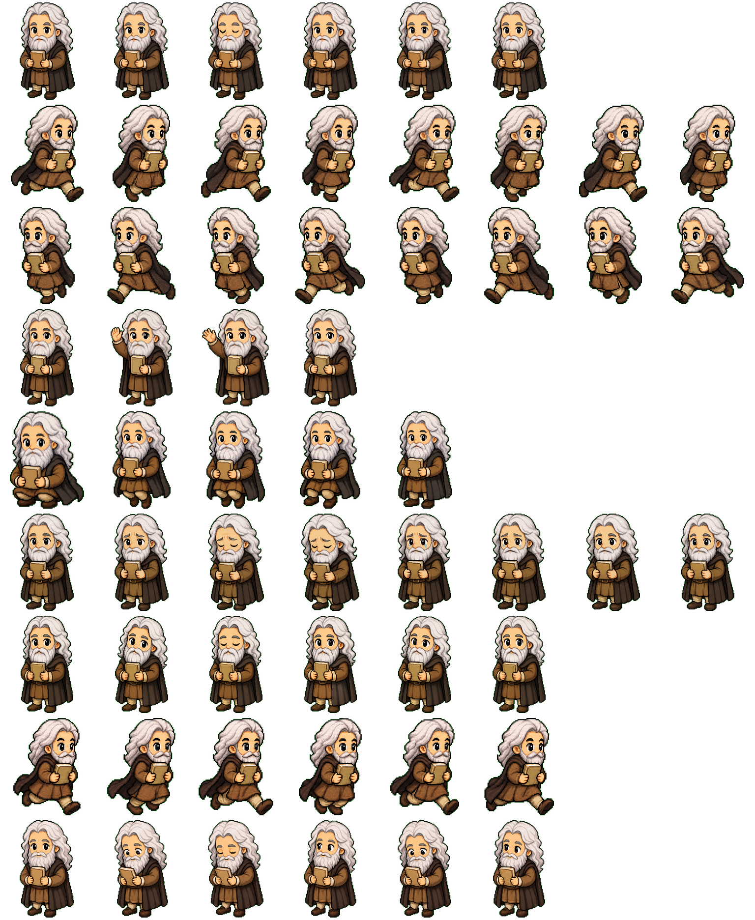 Leonardo da Vinci spritesheet preview