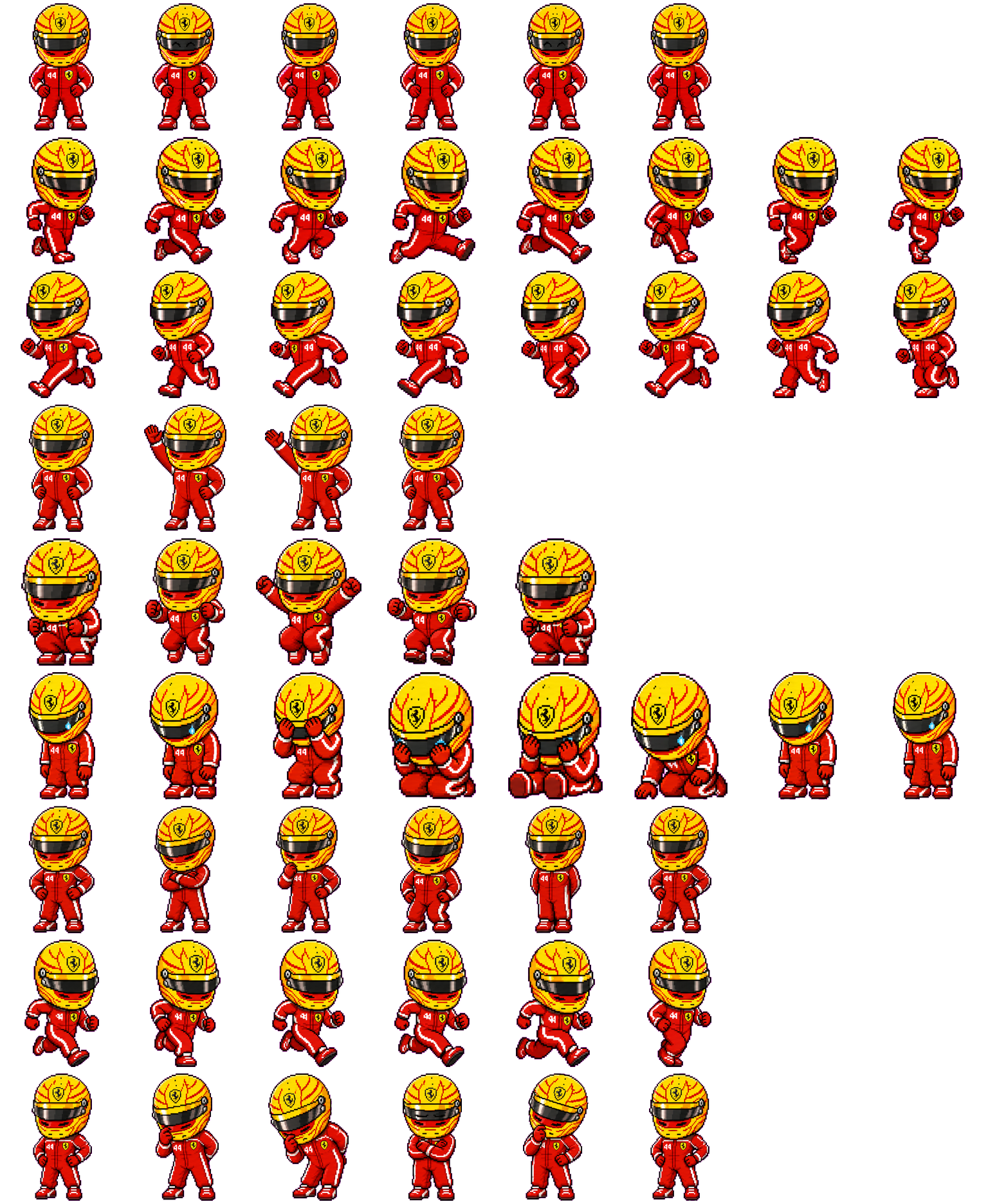 Lewis spritesheet preview