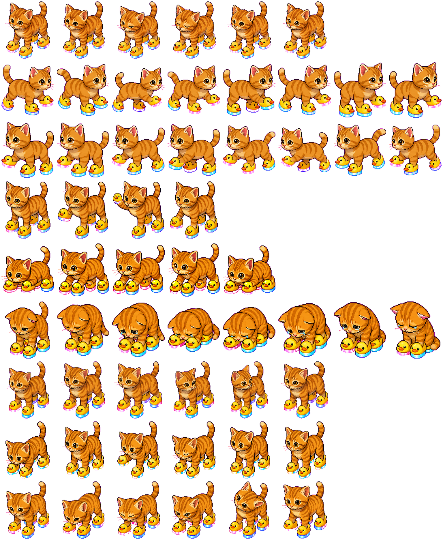 Lightup Kittycat animated desktop pet preview for Codex Pet