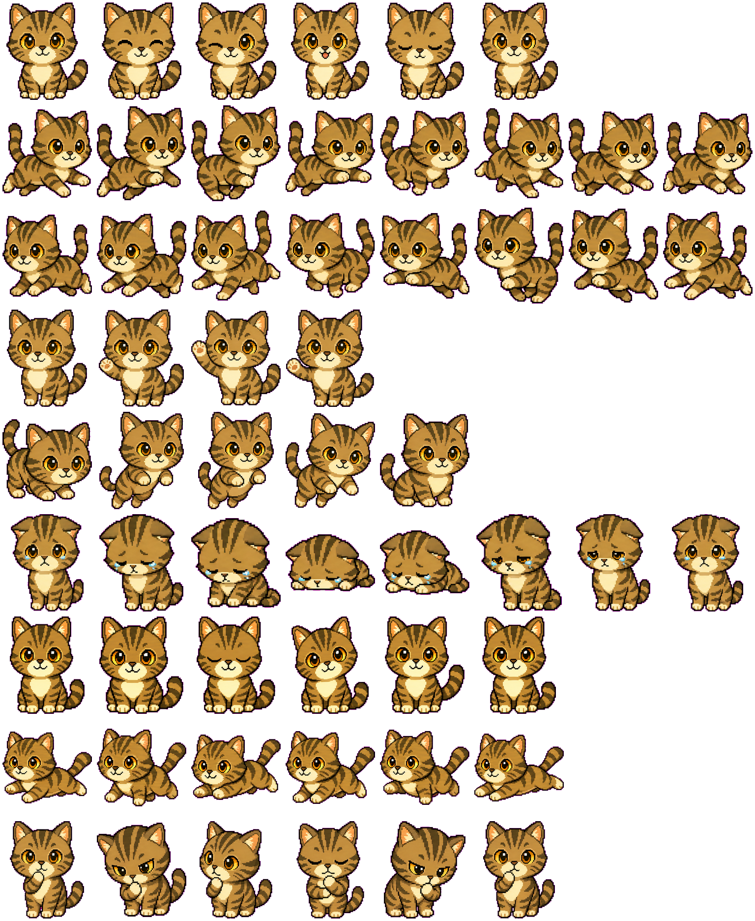 Lihua spritesheet preview