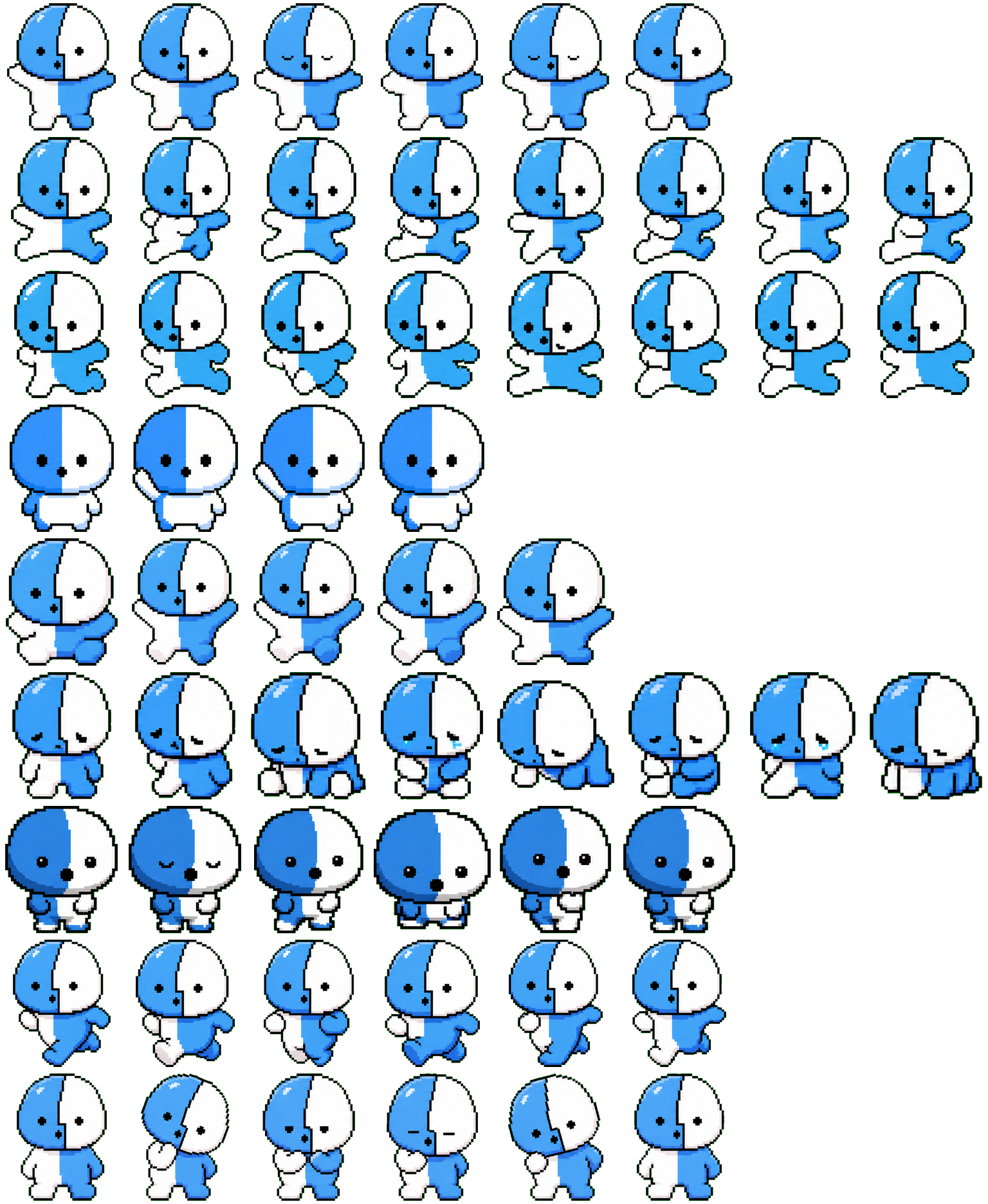 Lil Finder Guy spritesheet preview