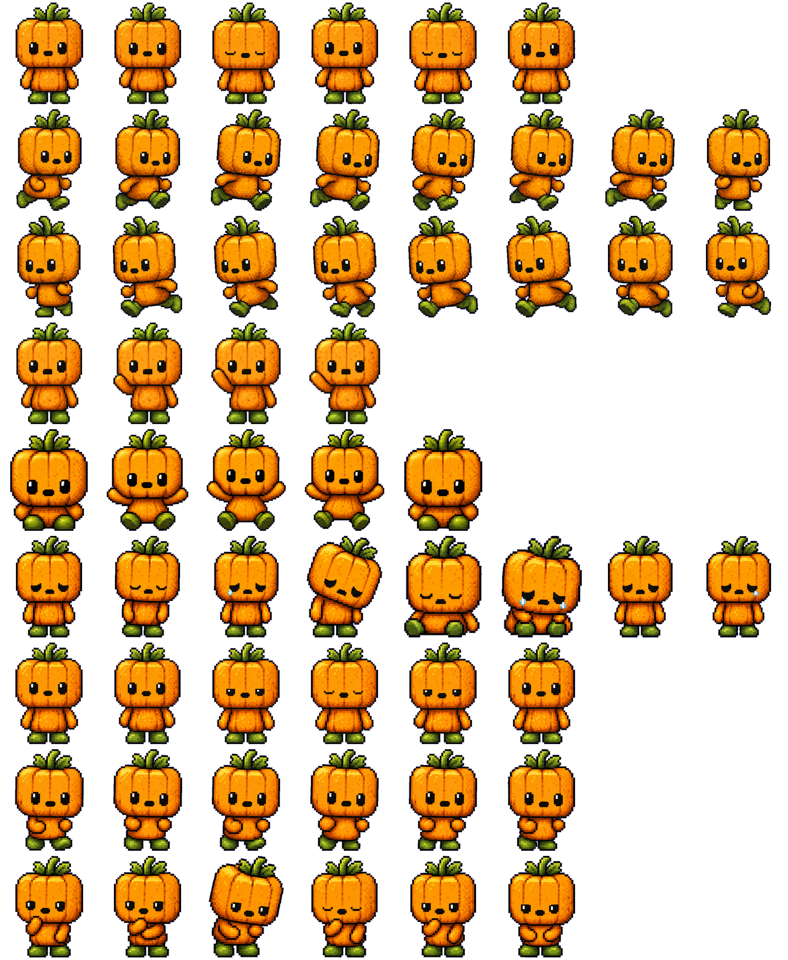 Little Pumpkin animated desktop pet preview for Codex Pet