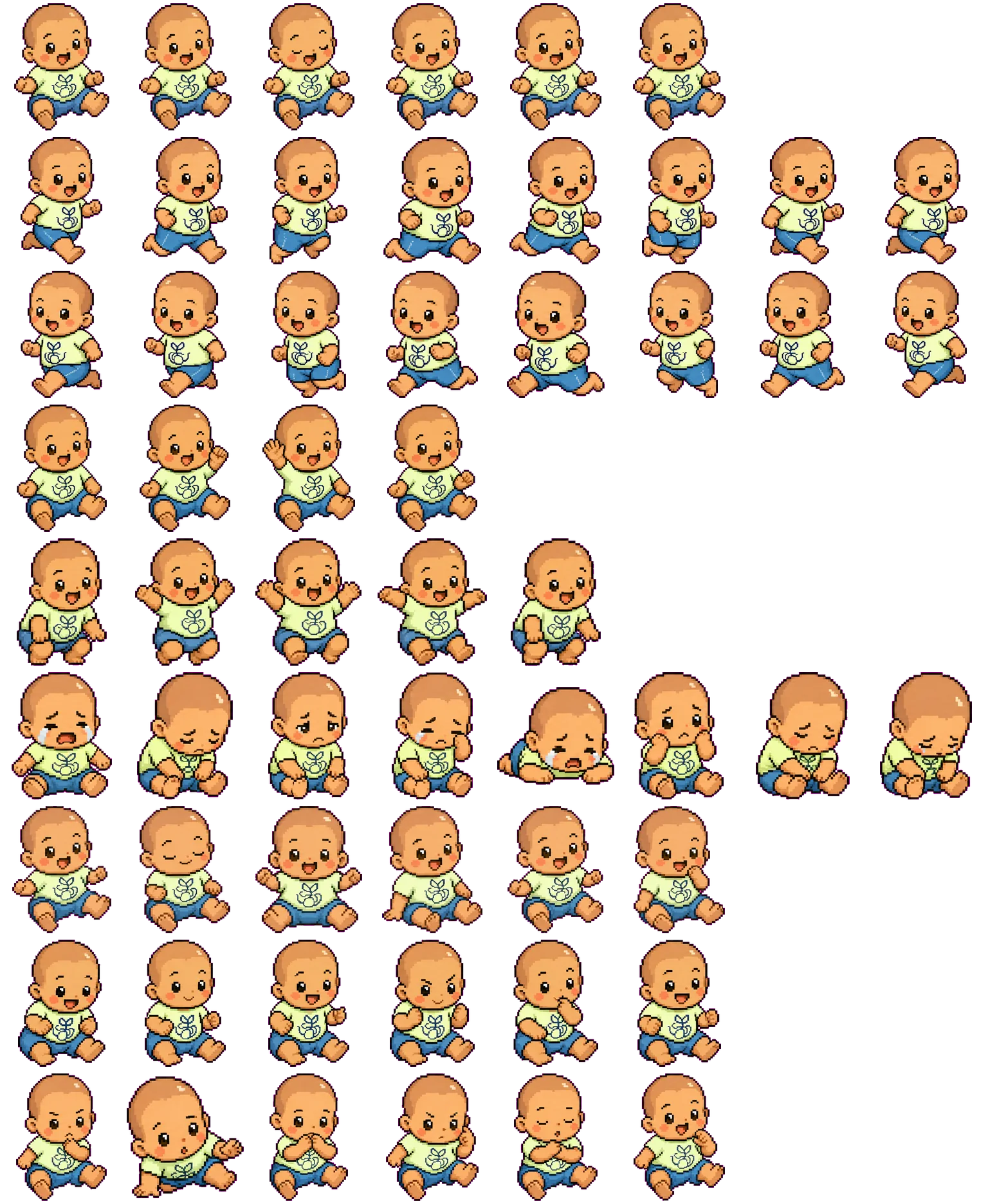 Little Sprout spritesheet preview