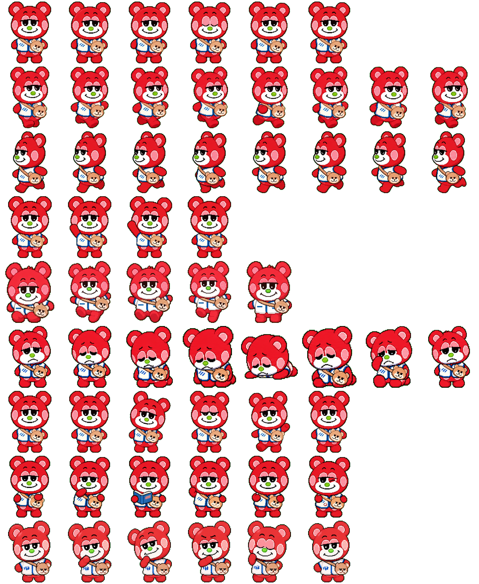 栗子扣 spritesheet preview