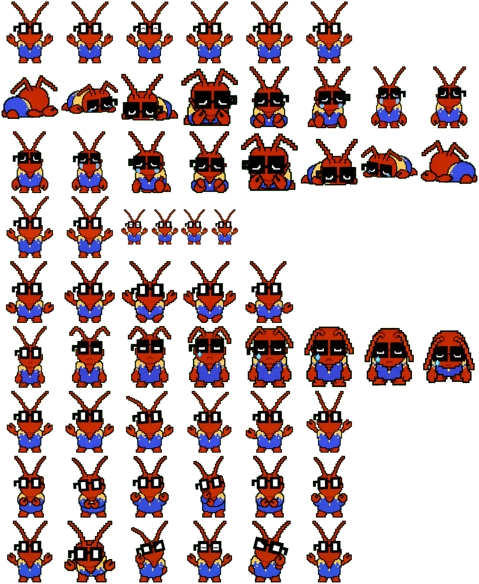 Lobster Codex Pet アニメーションデスクトップペットのプレビュー