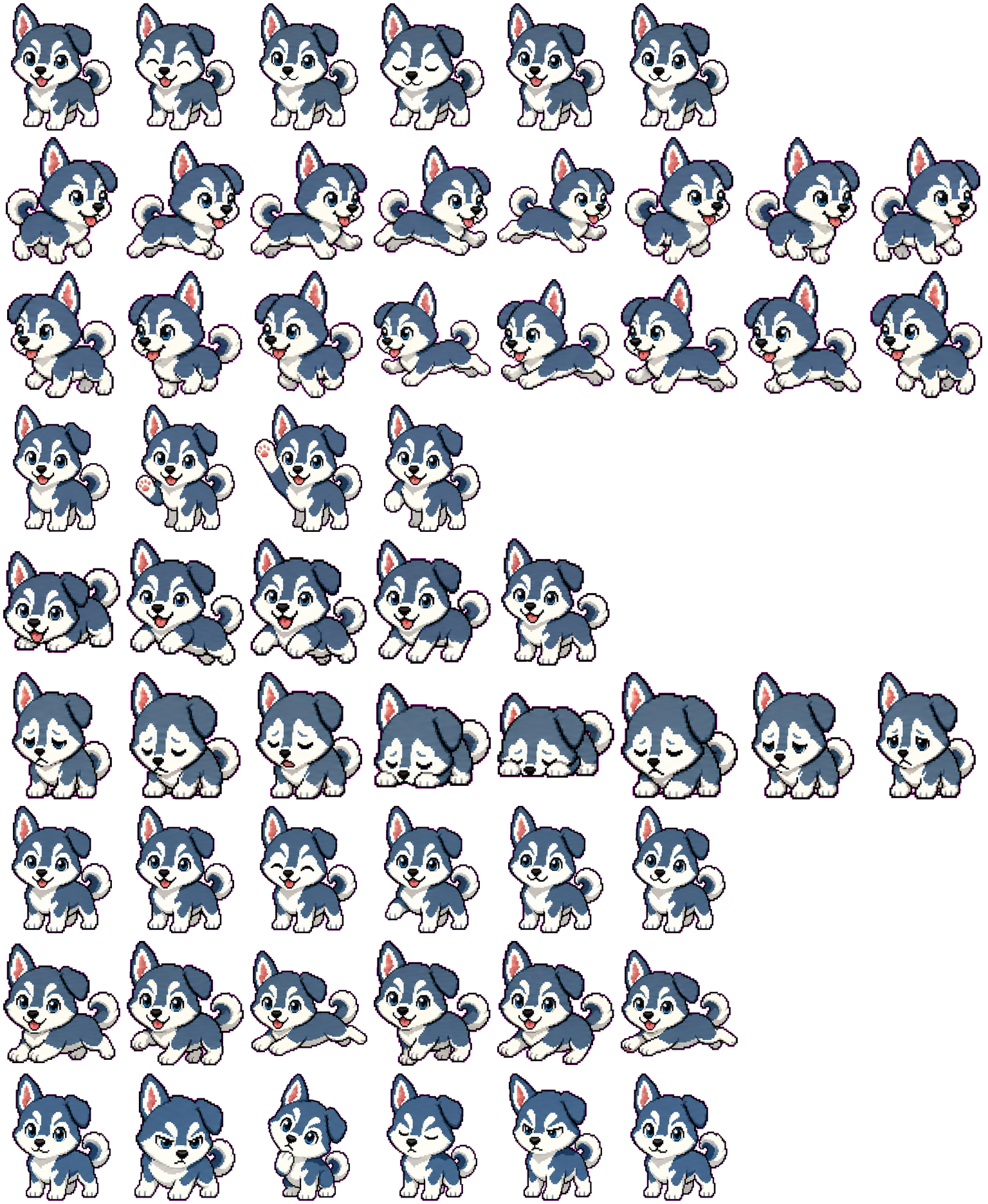 Loki spritesheet preview