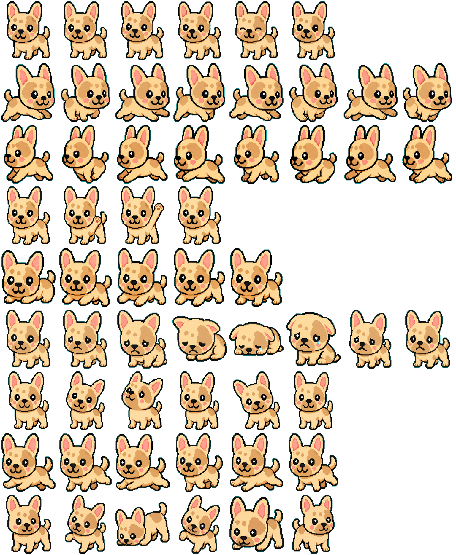 Louie spritesheet preview