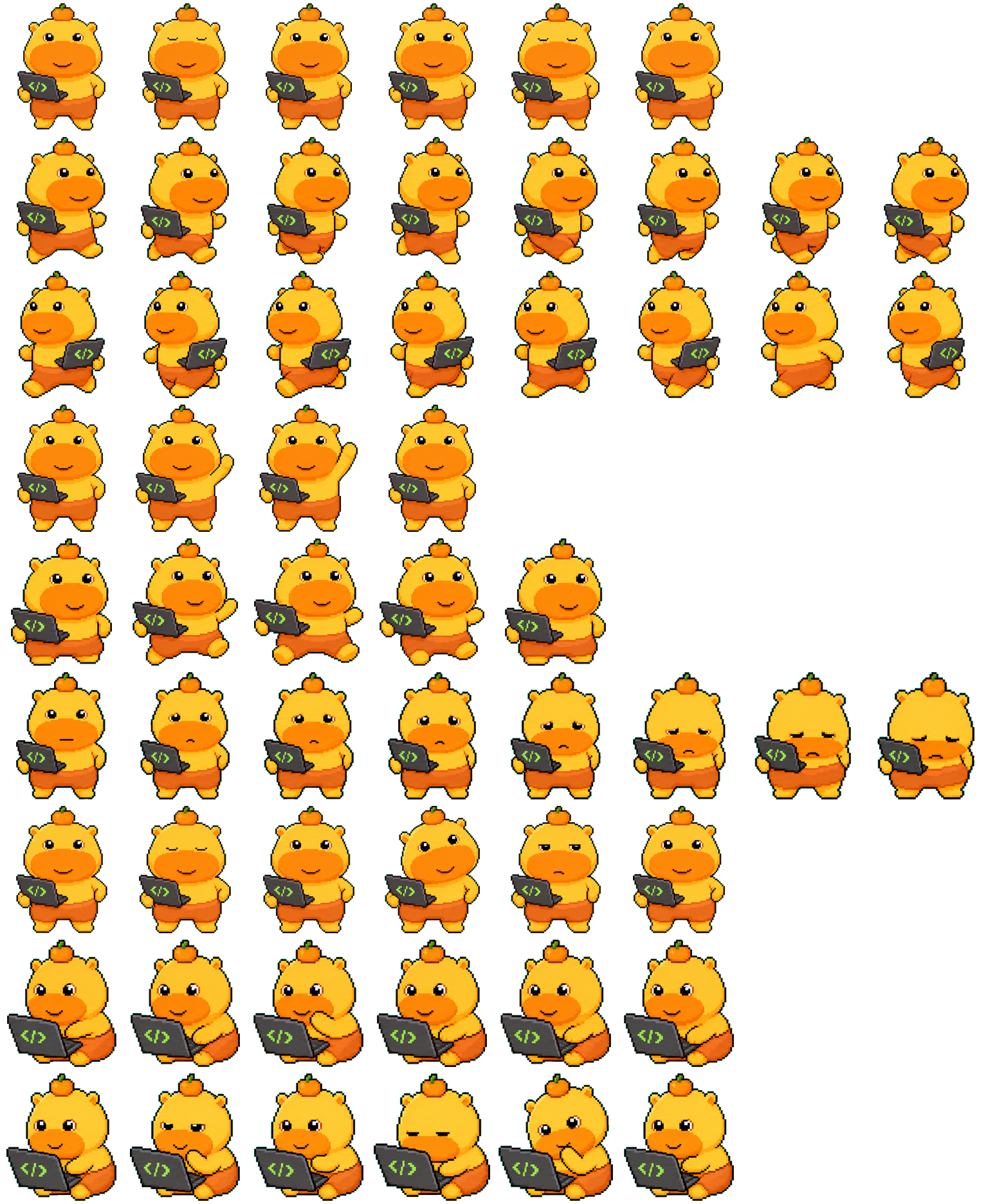噜噜 spritesheet preview