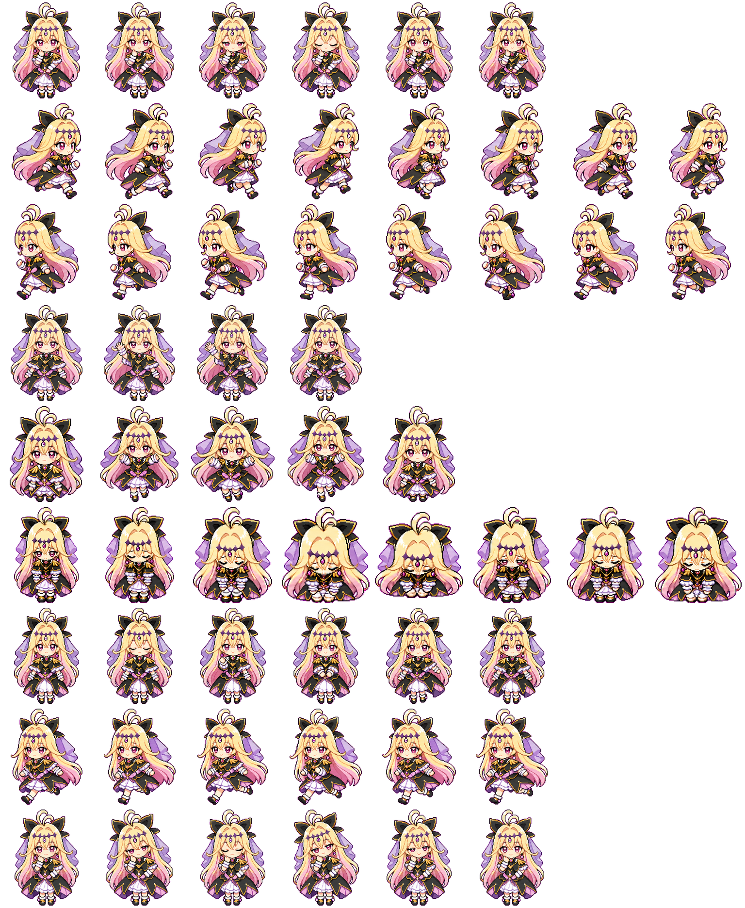 Luluka spritesheet preview