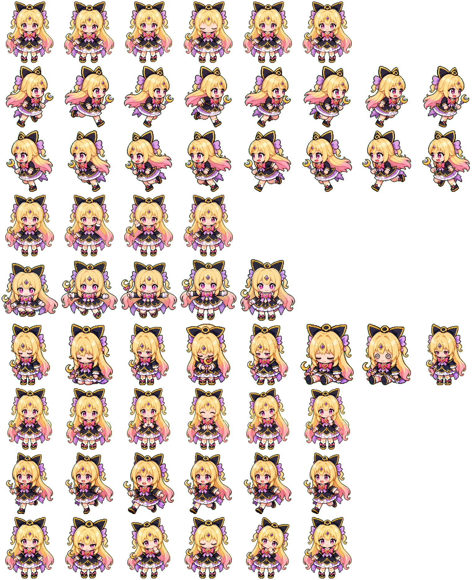 Luluka spritesheet preview