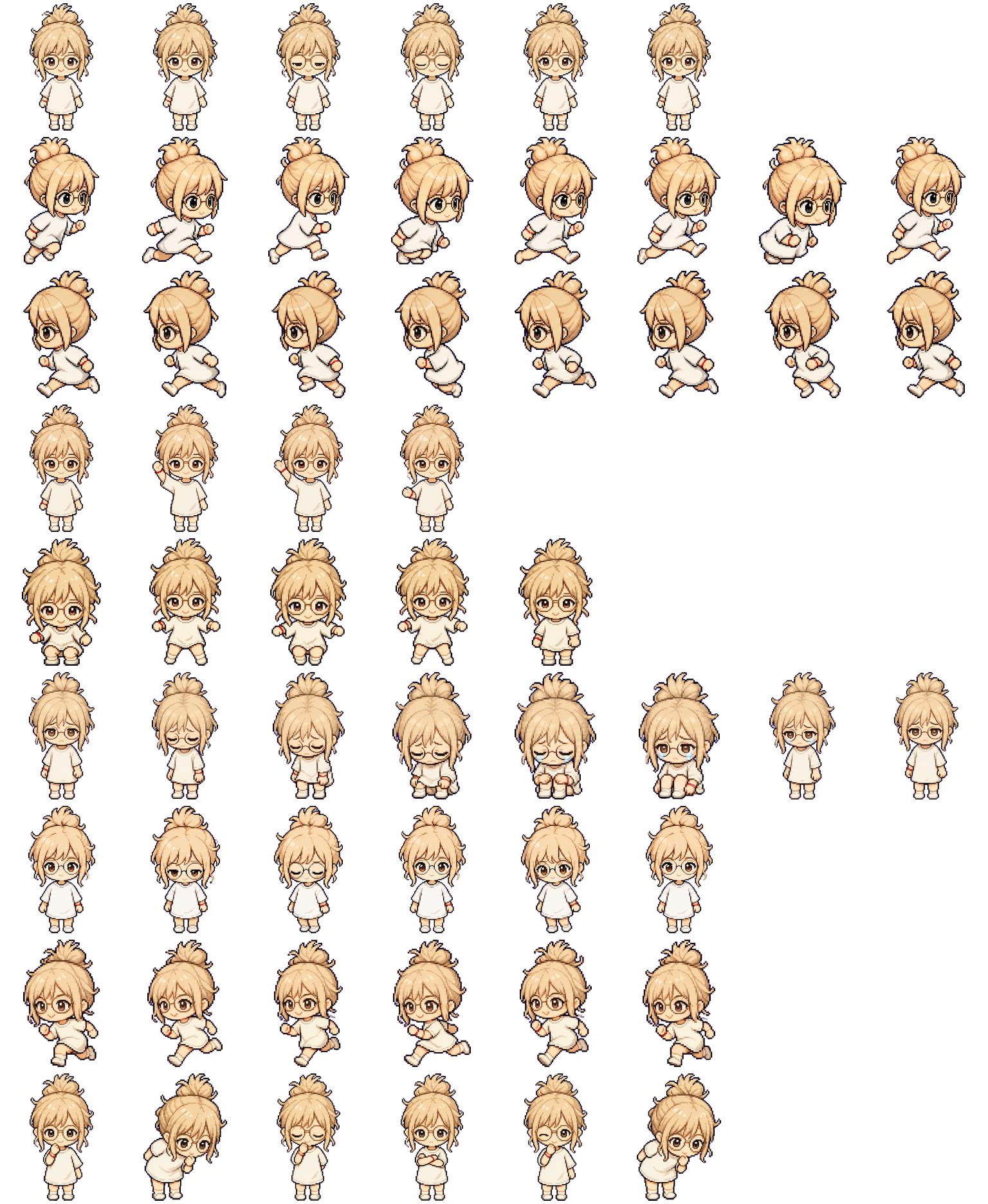Lumi spritesheet preview