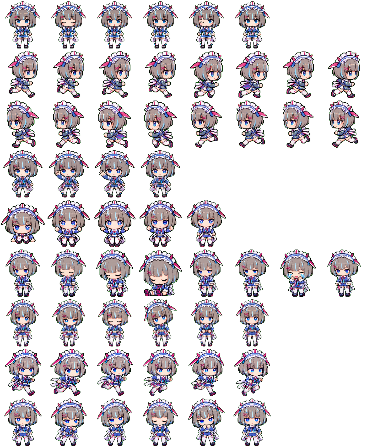 Luna spritesheet preview